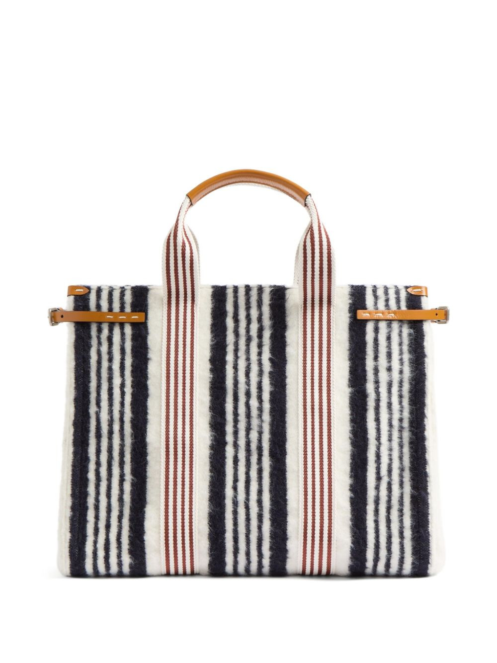 striped tote bag - 4