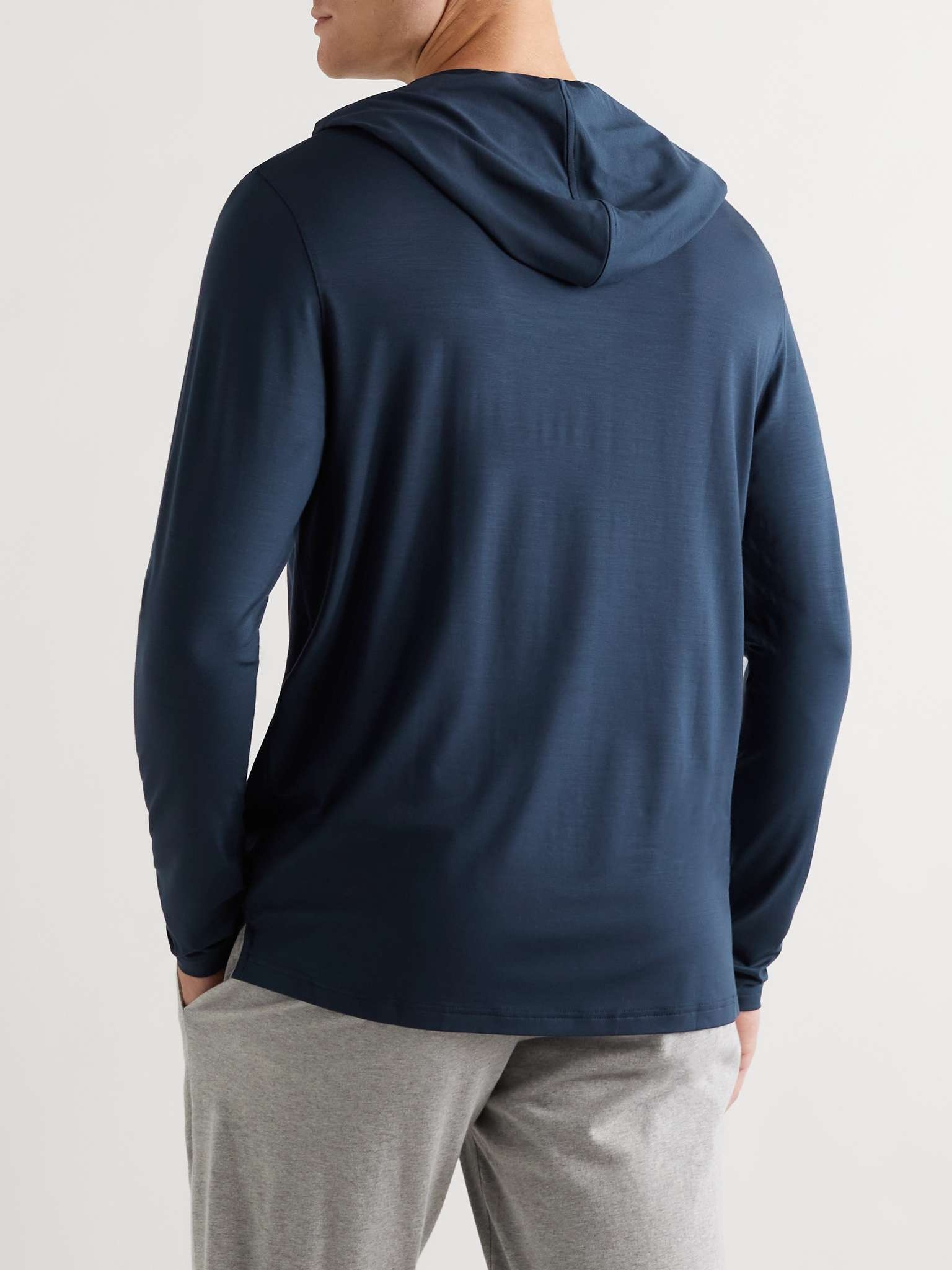 Basel Stretch Micro Modal Jersey Hoodie - 3