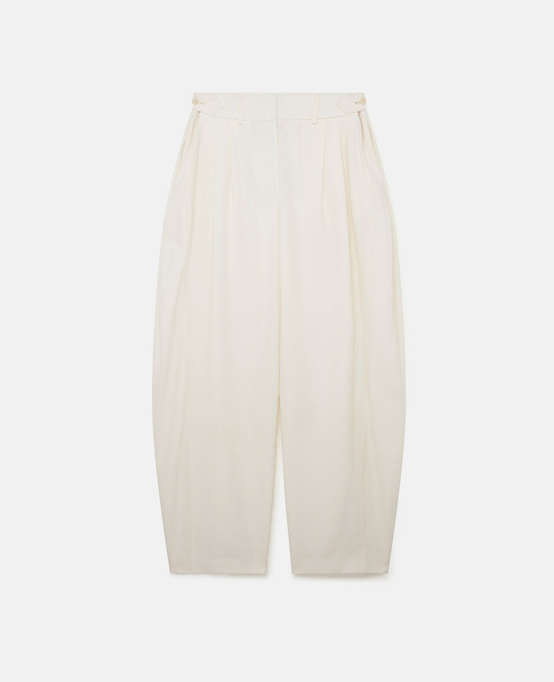 Pleated Wide Leg Trousers - 1