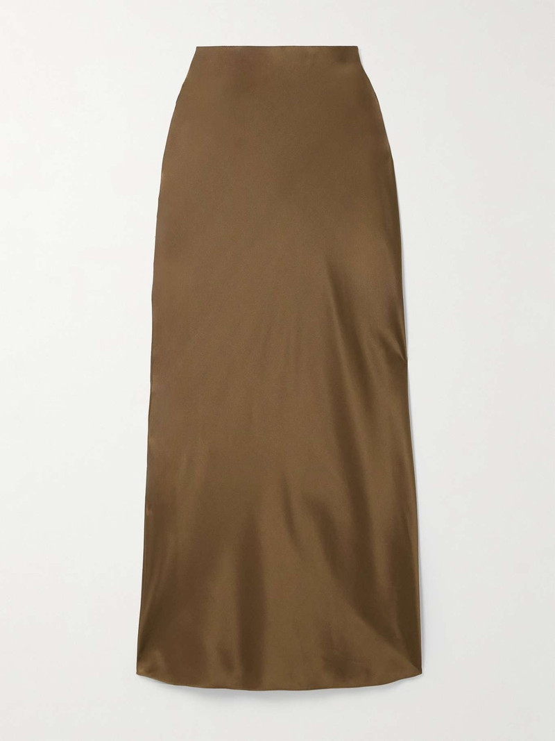 Silk-satin maxi skirt 1