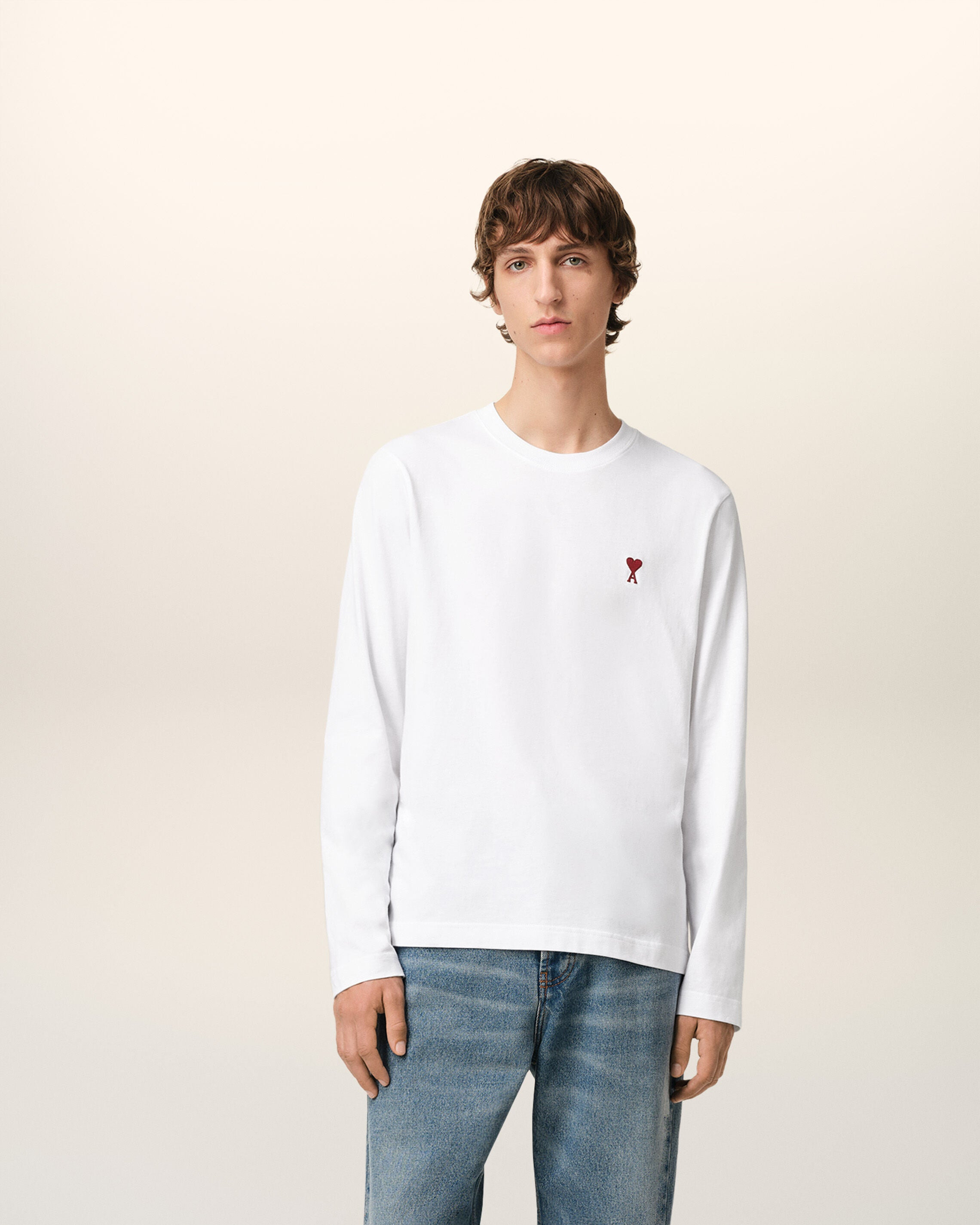 RED AMI DE COEUR LONG SLEEVES T-SHIRT - 2