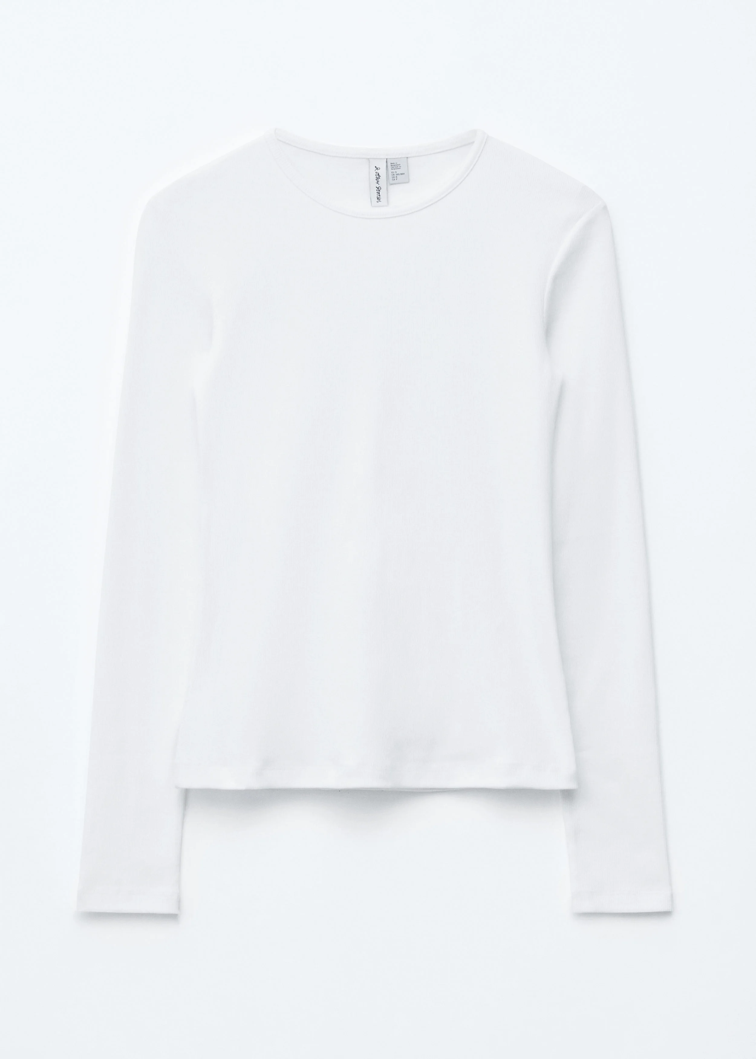 Ribbed Long-Sleeve Top - 1