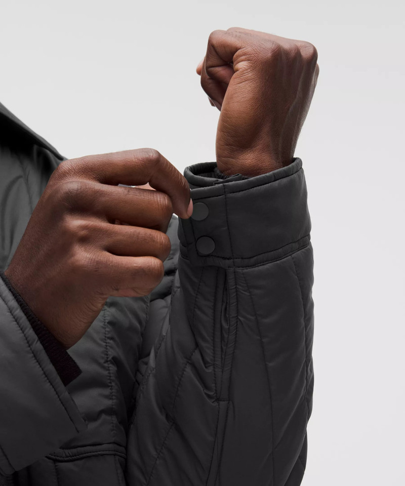 Insulated Quilted Shirt Jacket 8
