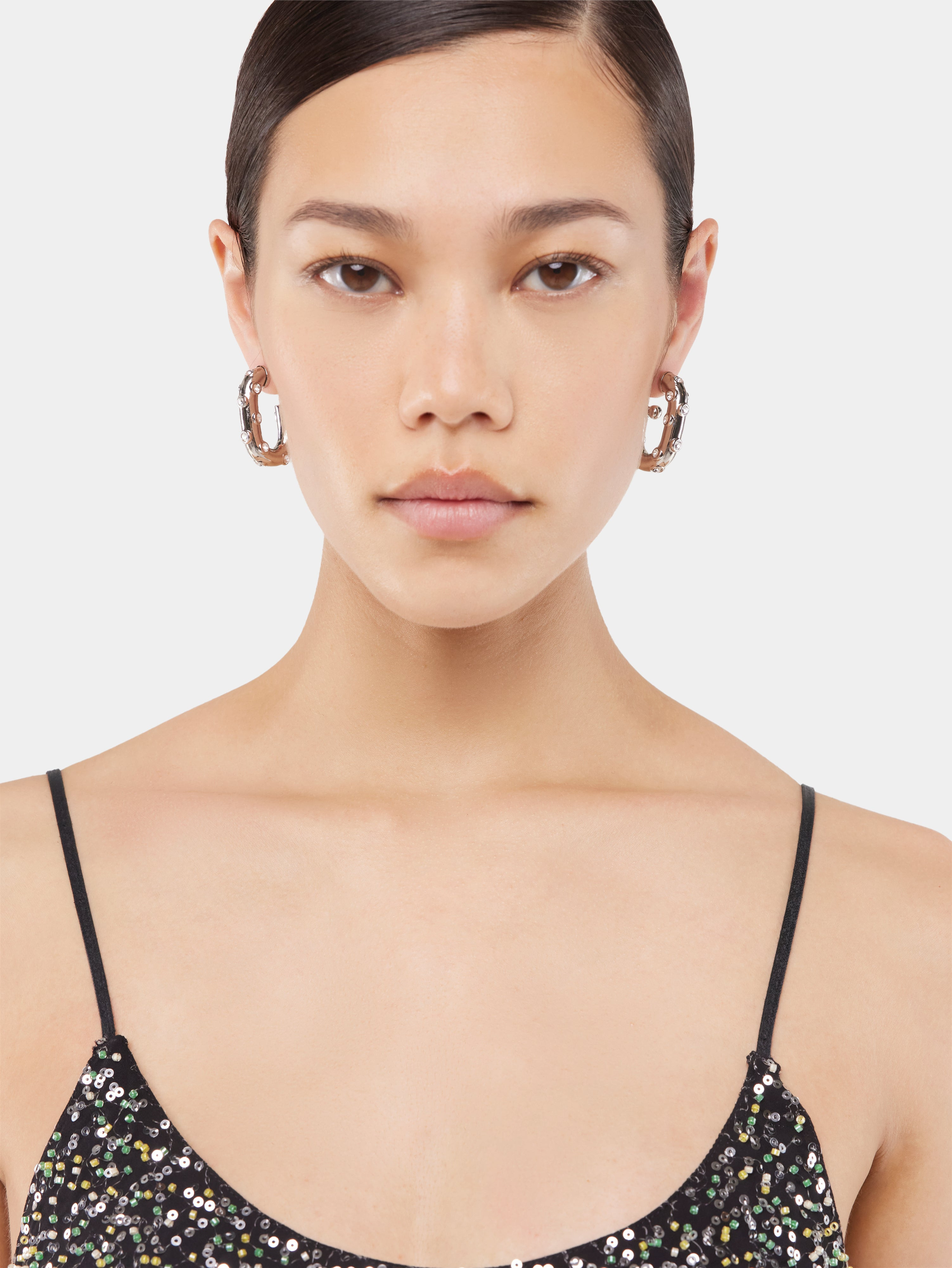 XL LINK STRASS EARRINGS - 2
