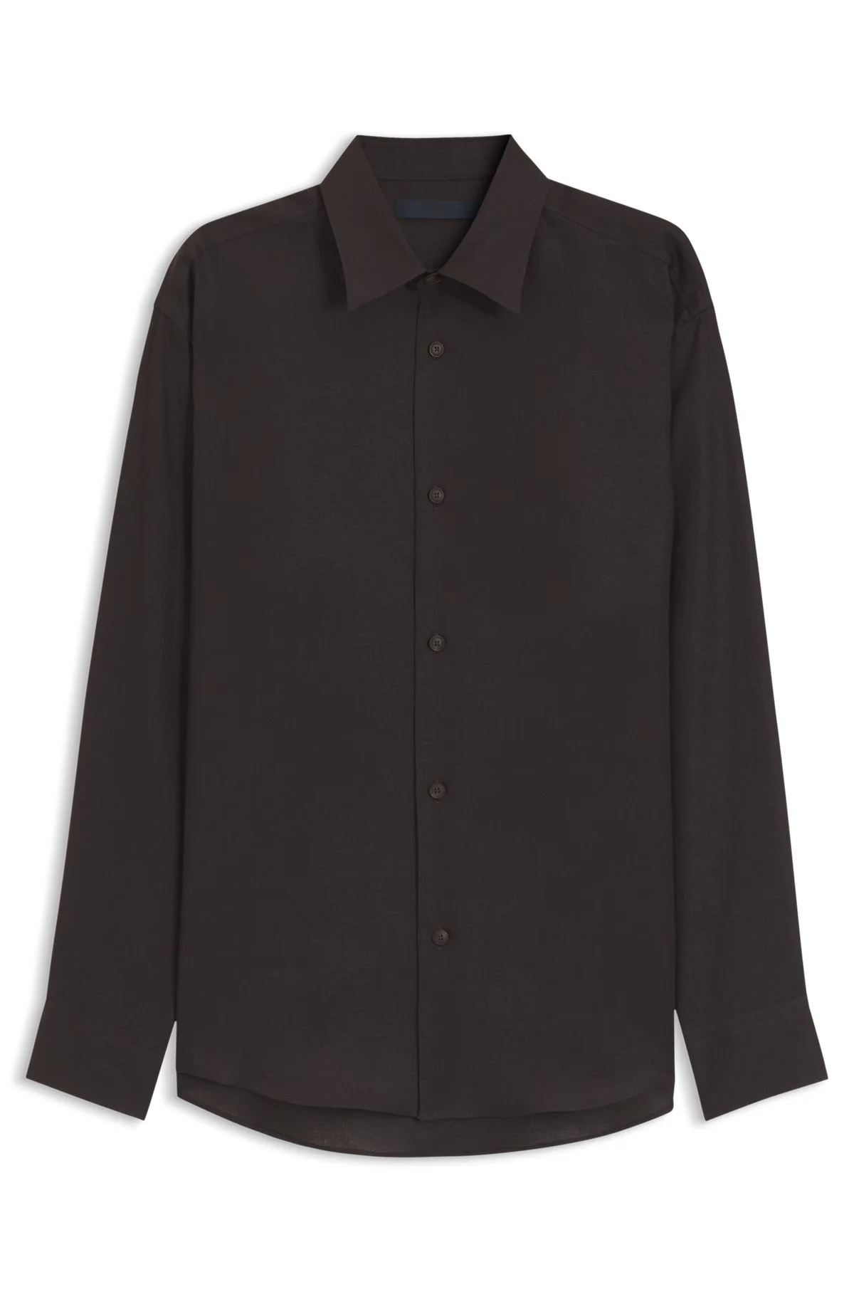 BOSS BY BECKHAM RELAXED-FIT LINEN SHIRT - 1