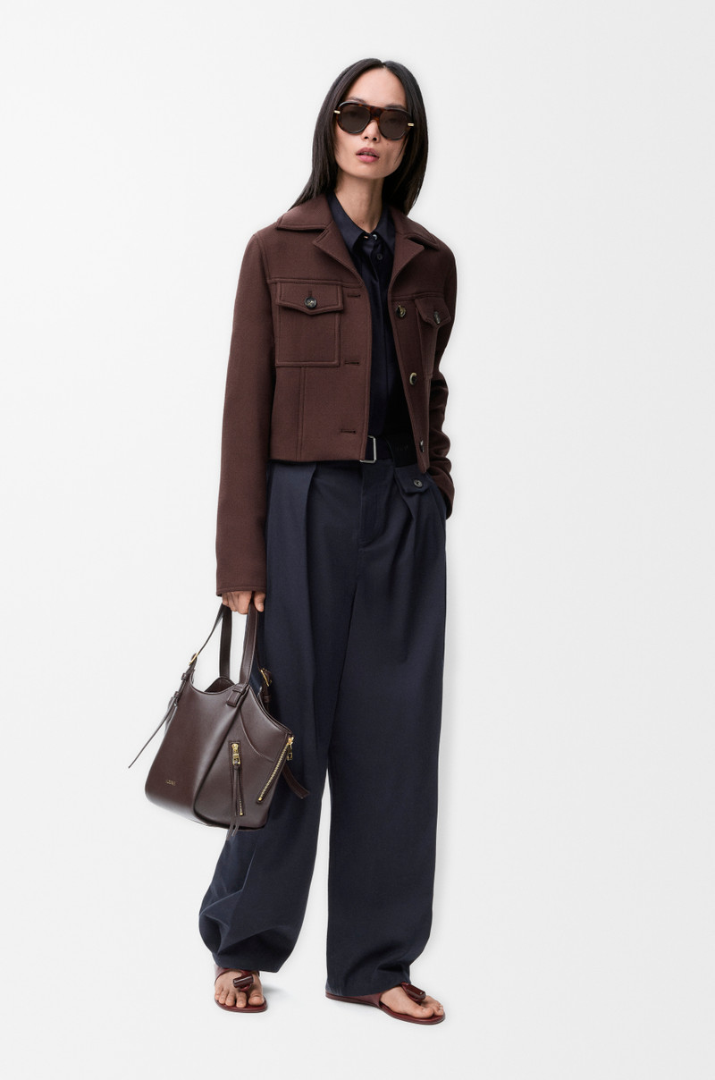 Loewe Trousers in cotton and silk outlook