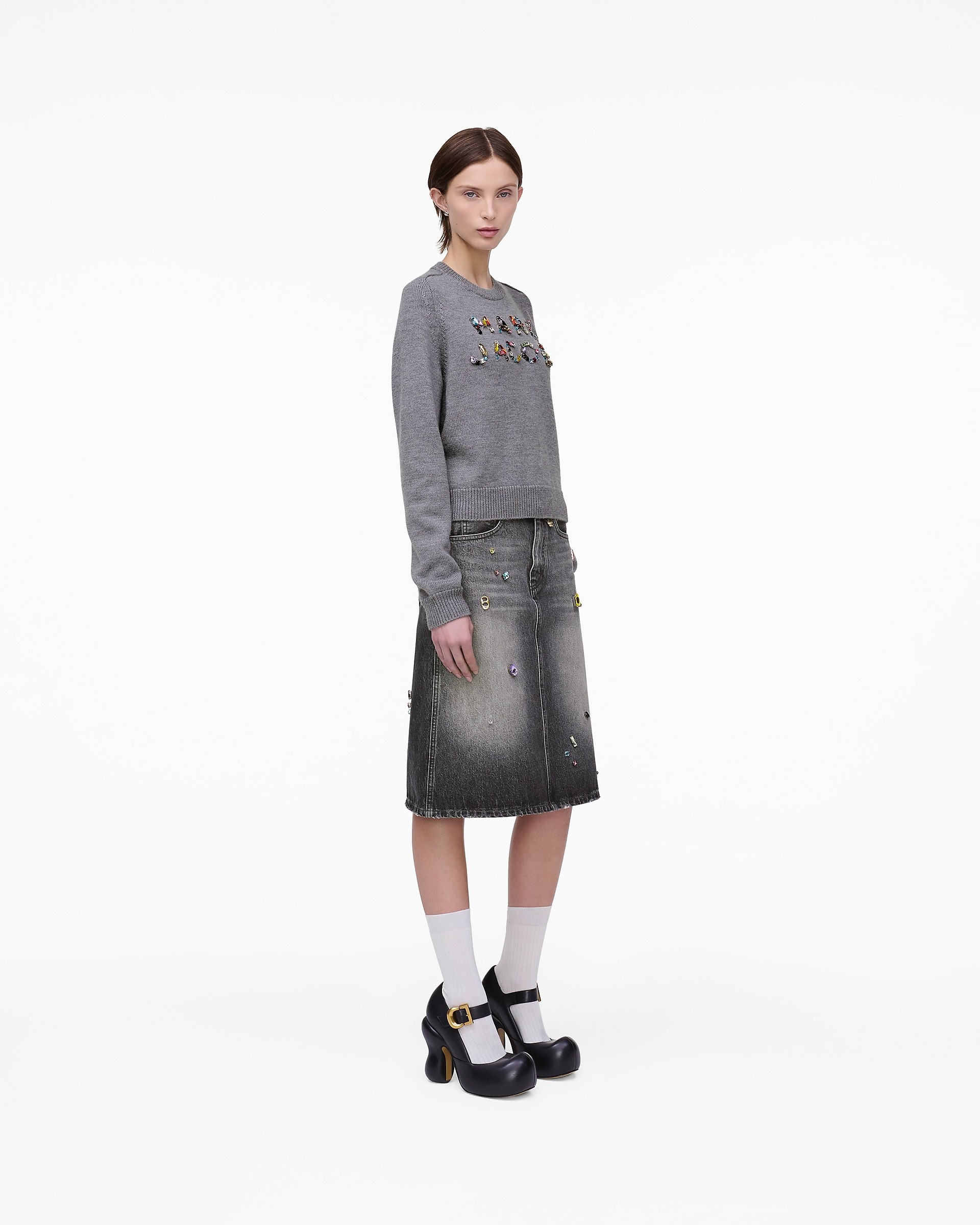 GEM KNIT LOGO CREWNECK - 3