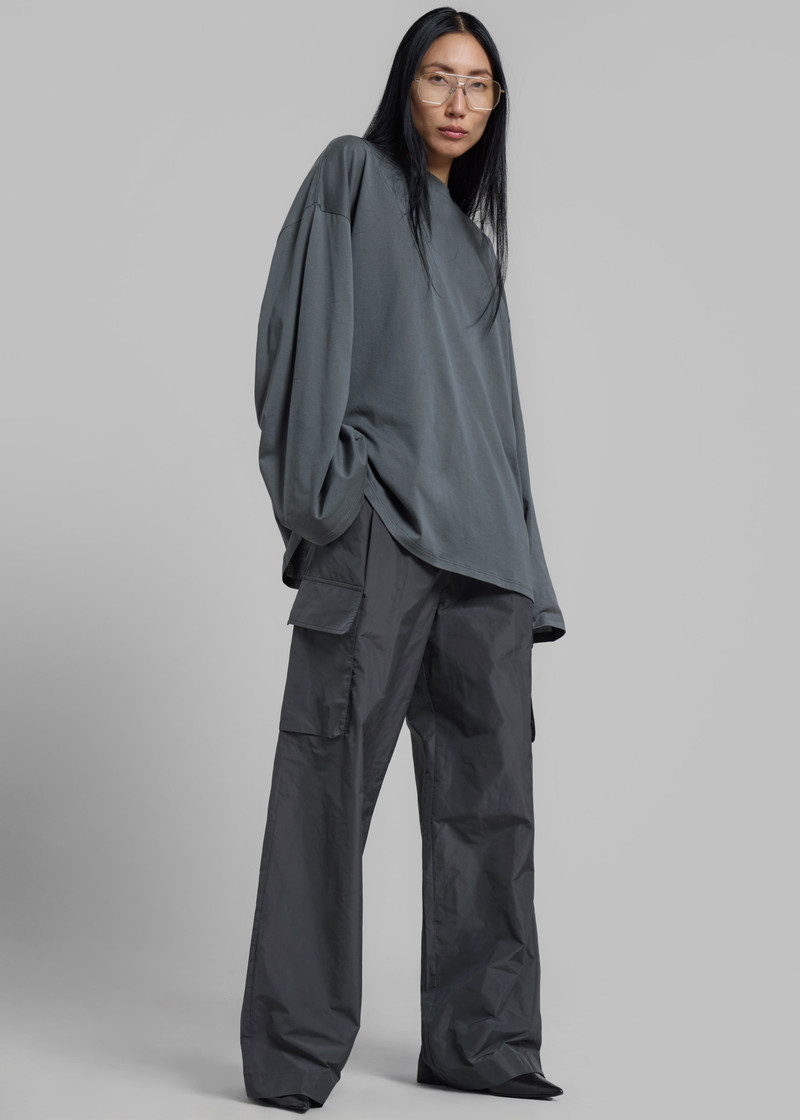 Rio Oversized Sleeve Tee - Khaki 5