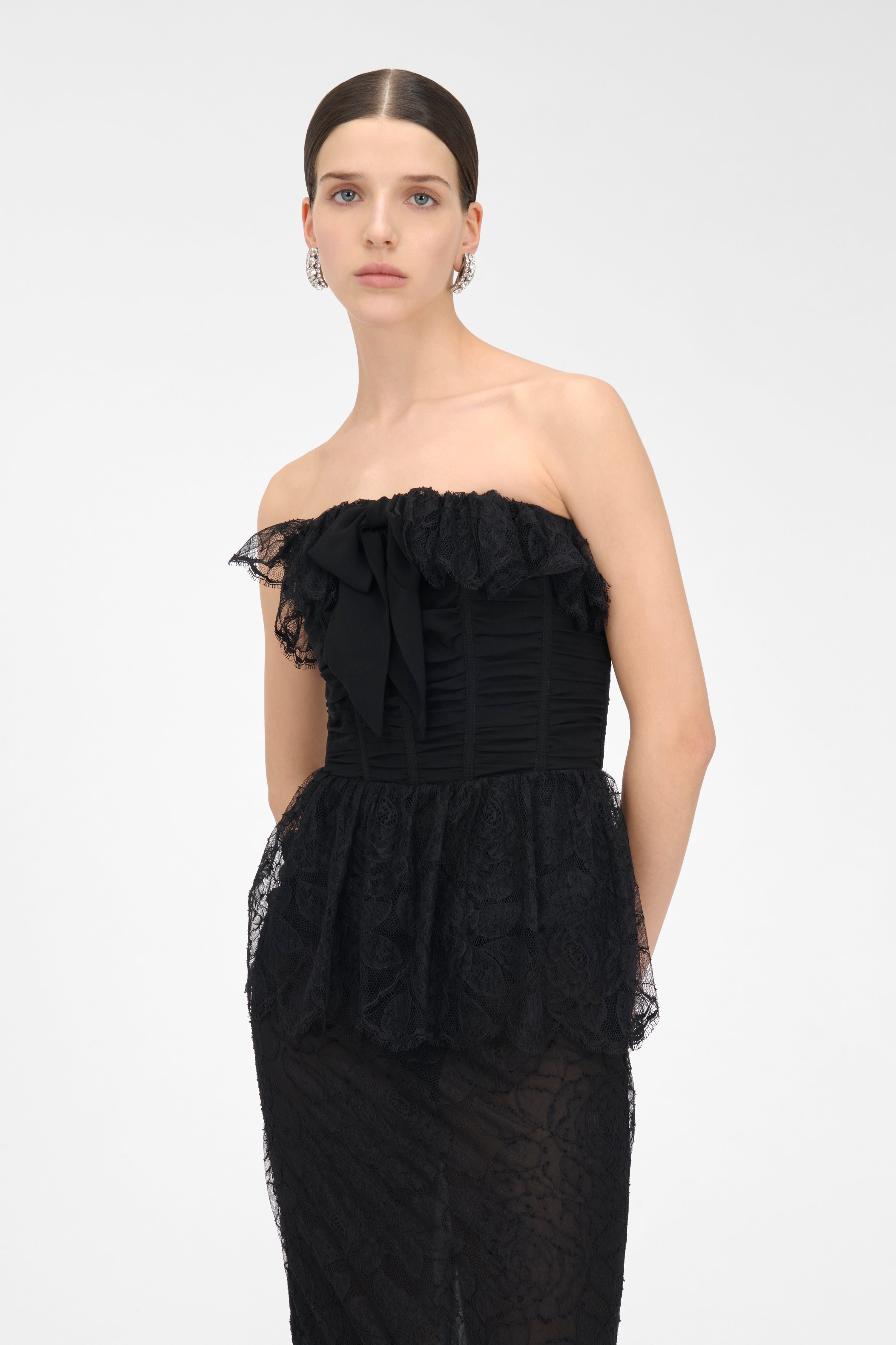 LACE BUSTIER DRESS - 5