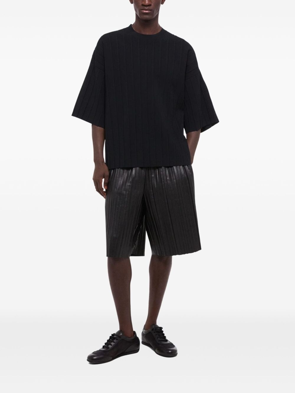 ribbed T-shirt - 2