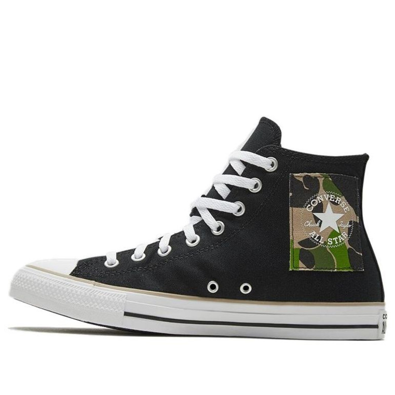 Converse Chuck Taylor All Star 'Black White Camo Patch' 167179C - 1