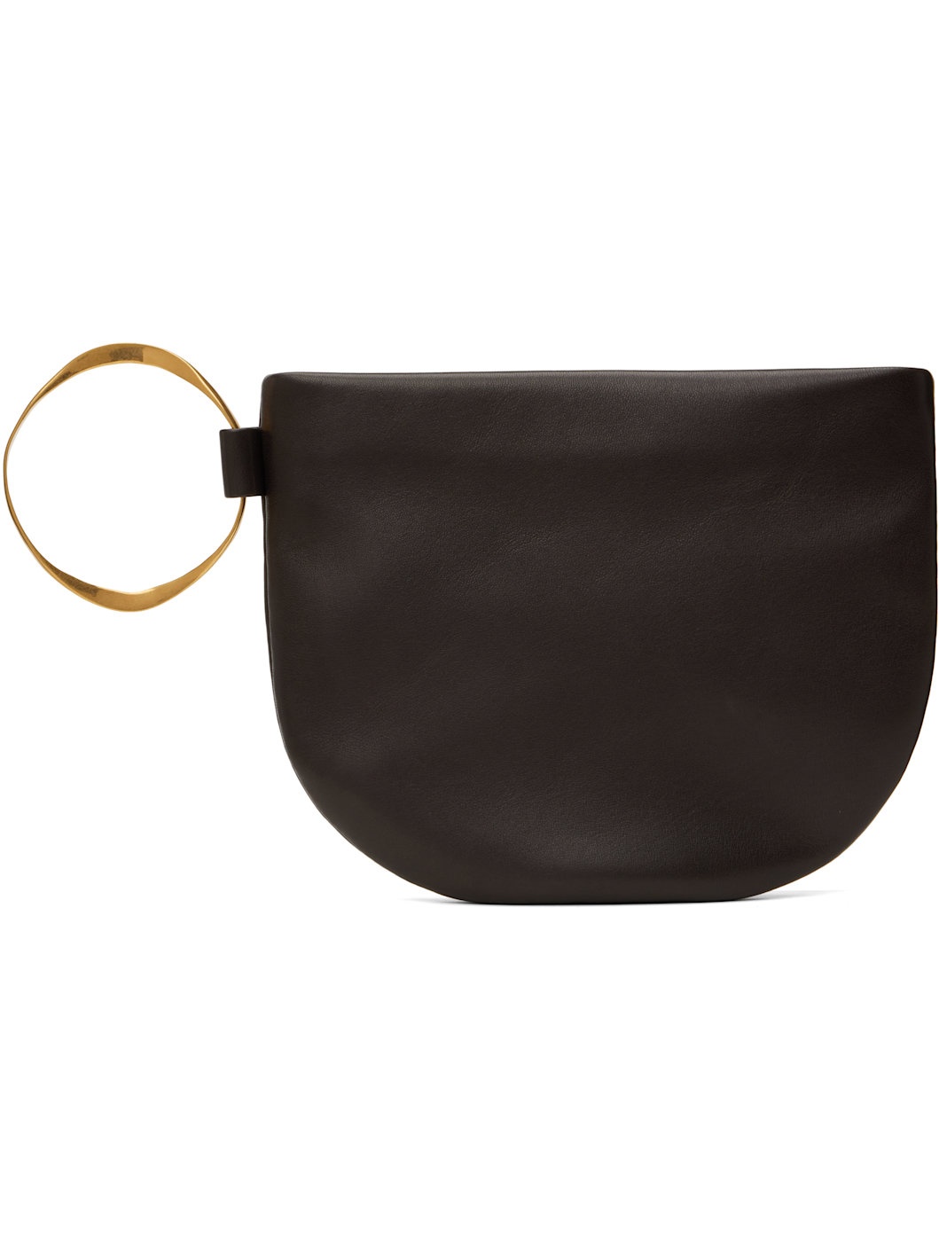 Brown Geo Bracelet Clutch - 1