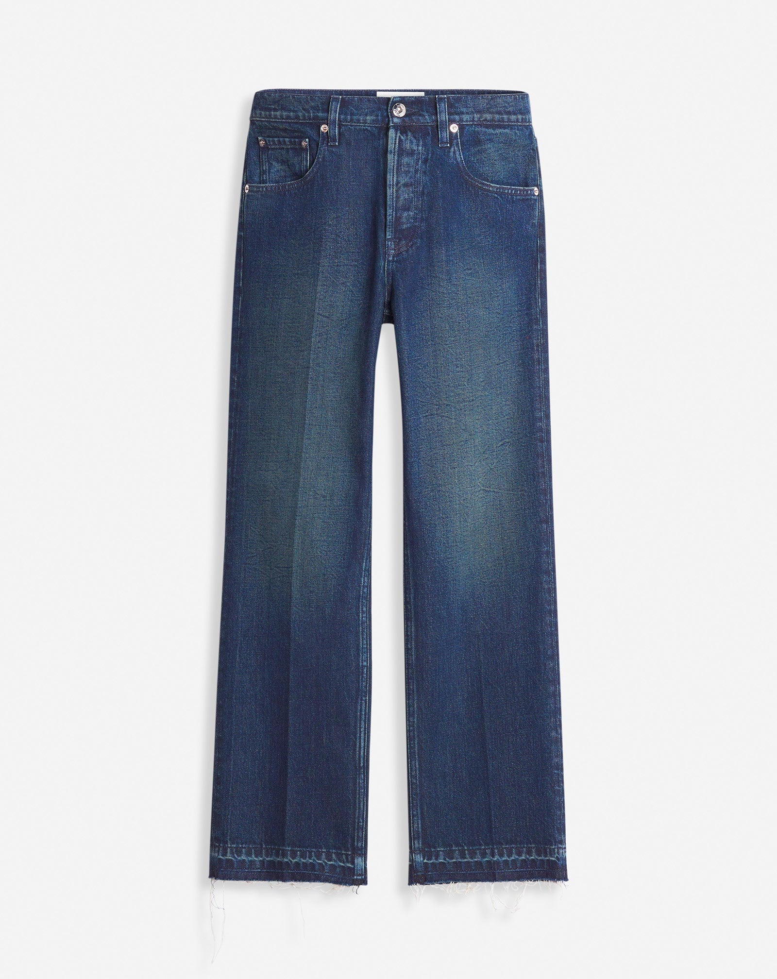 STRAIGHT 5-POCKET DENIM PANTS - 1