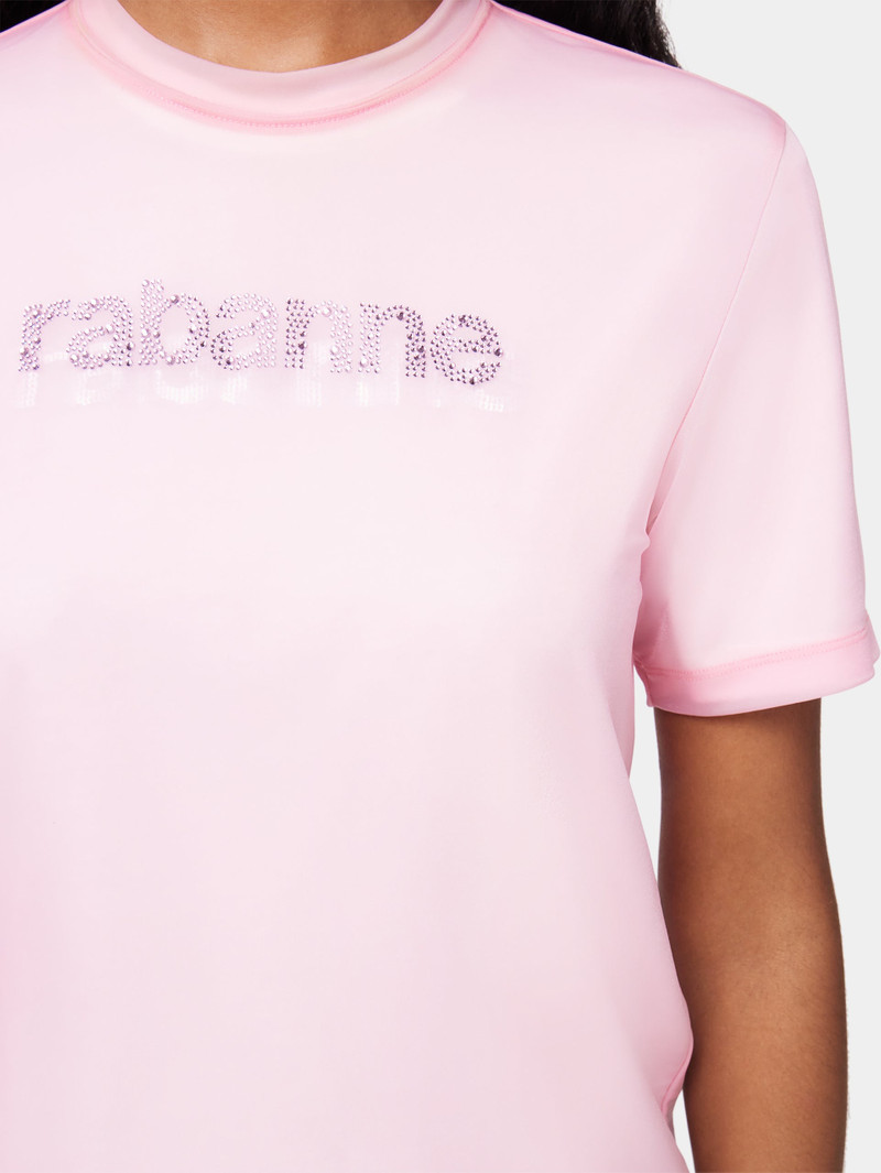 PINK FADED LOGO-PRINTED TOP 3