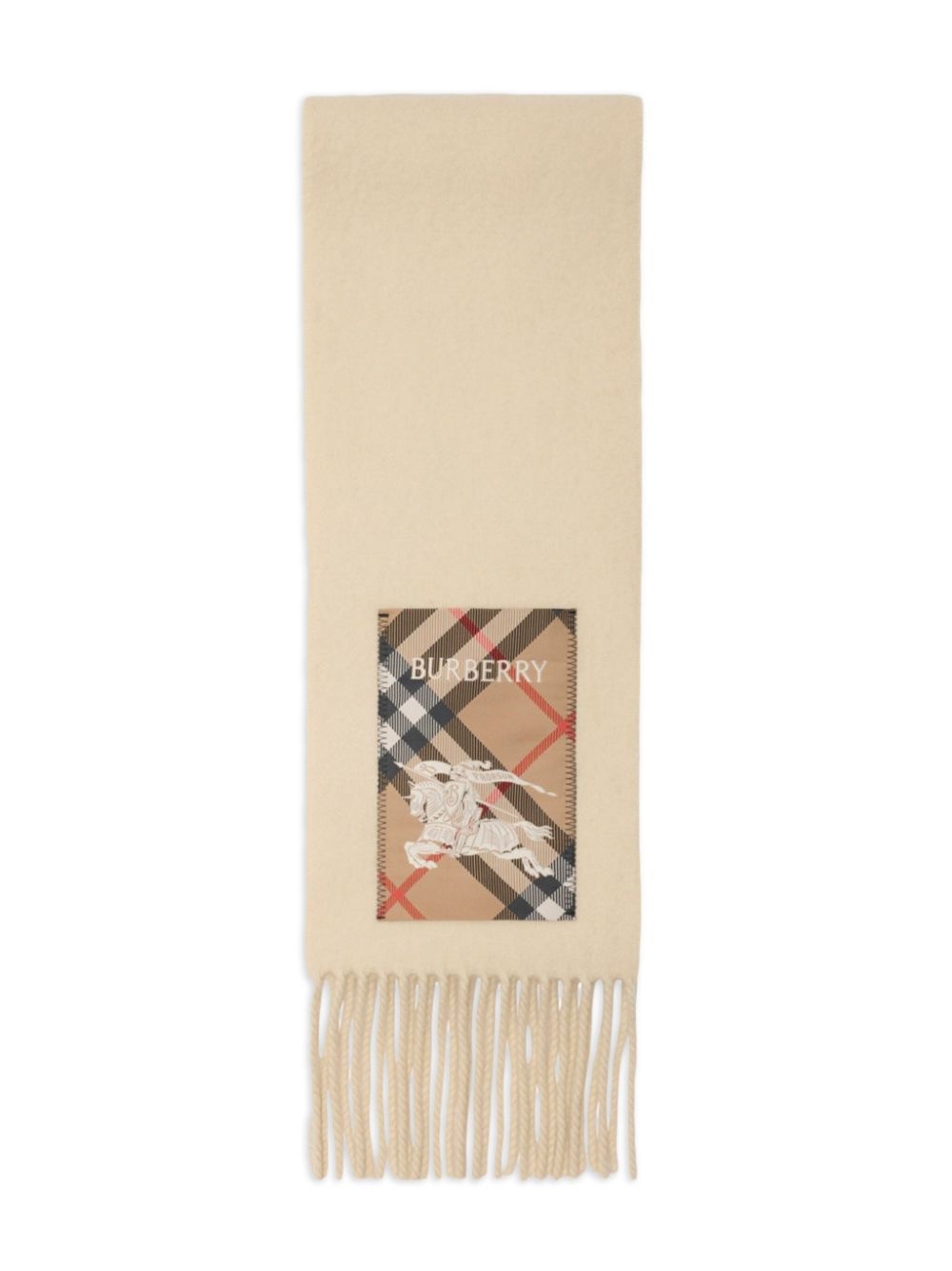 cashmere fringed scarf - 2