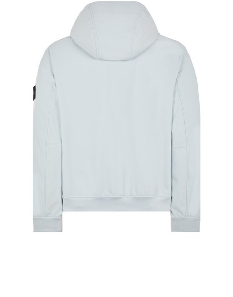 Stone Island 40227 라이트 소프트 셀 R_e.dye® RECYCLED 폴리에스테 SKY BLUE에 있는 기술 outlook