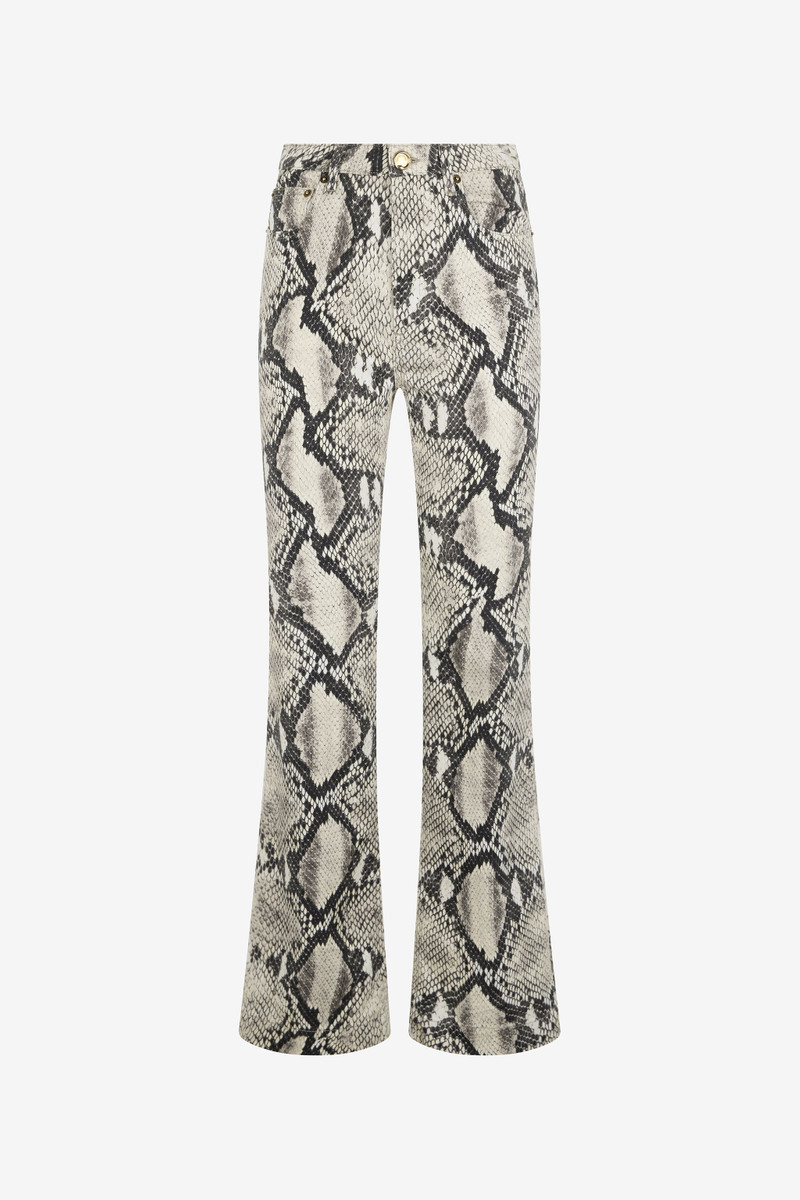 Rock Jeans With Python Print 1