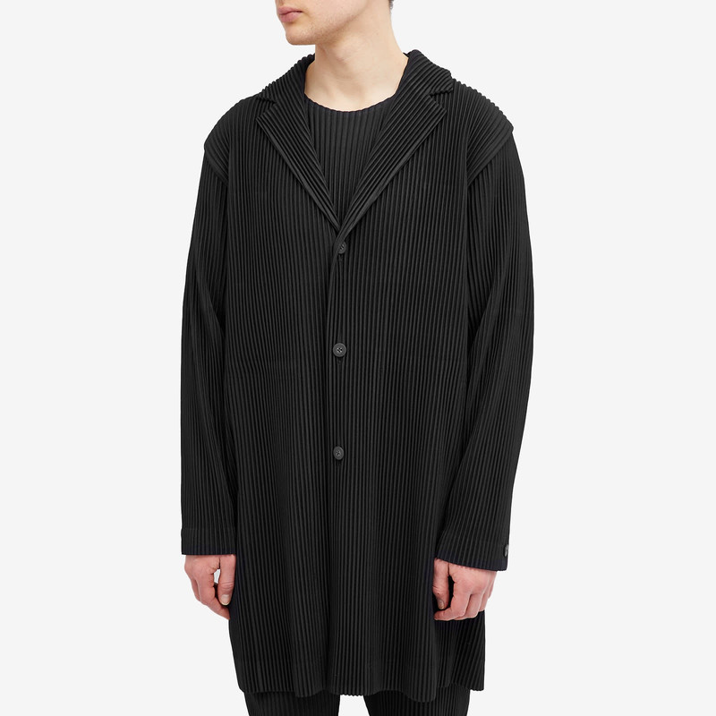 ISSEY MIYAKE Homme Plissé Issey Miyake Pleated Single Breasted Jacket outlook