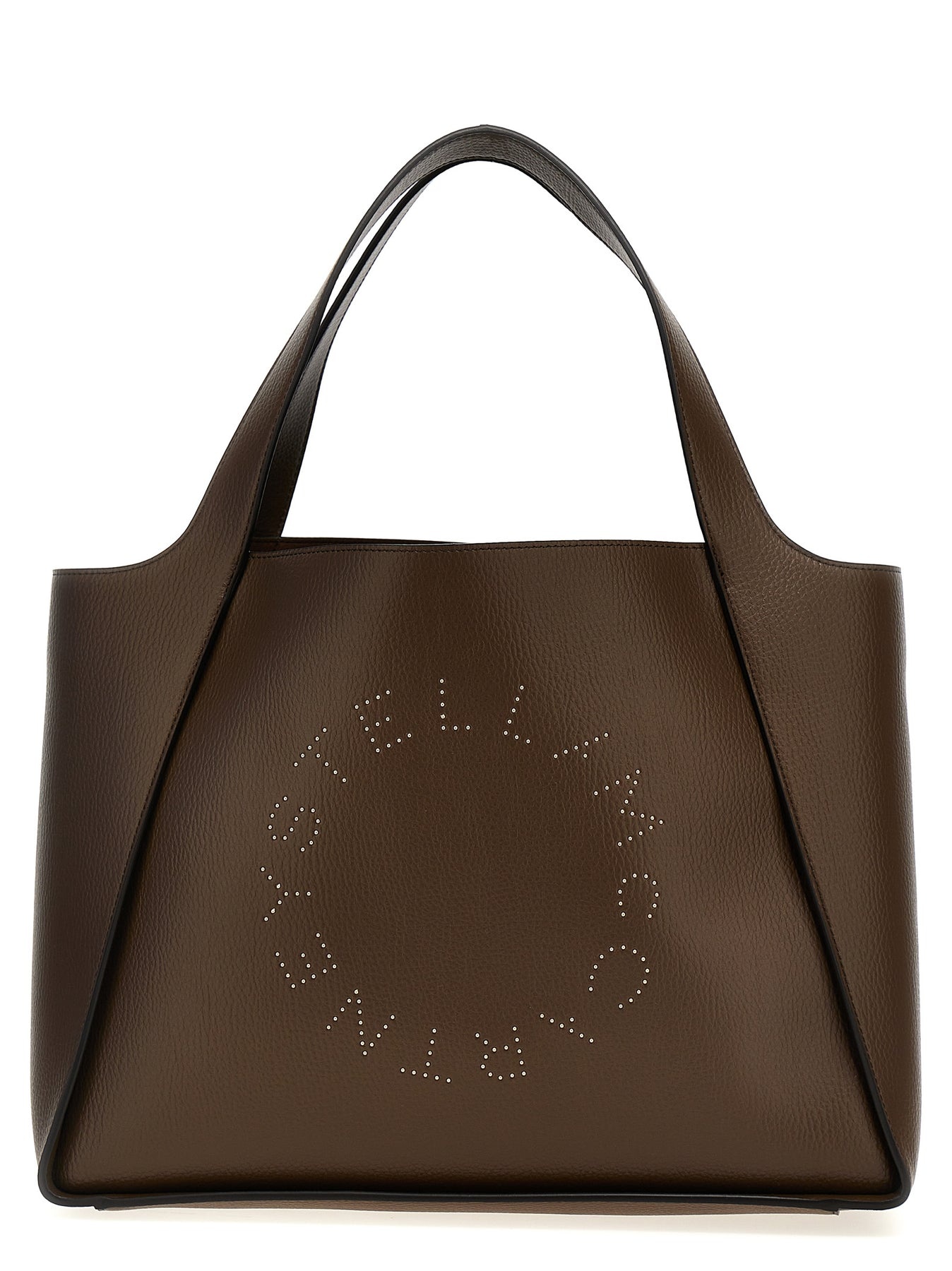 Big Logo Shopping Bag Tote Bag Brown - 1