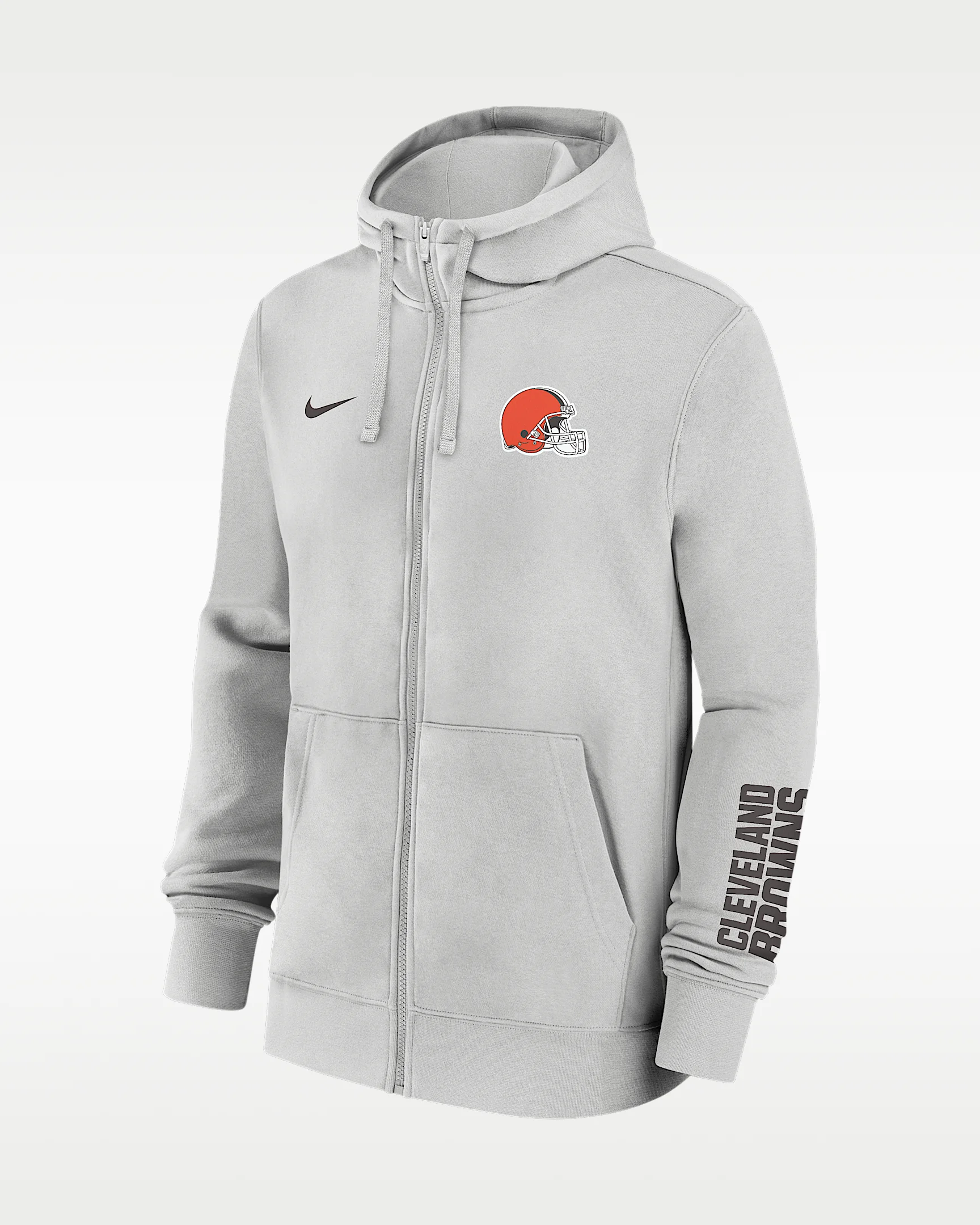 Cleveland Browns Club Men's Nike NFL Full-Zip Hoodie - 1