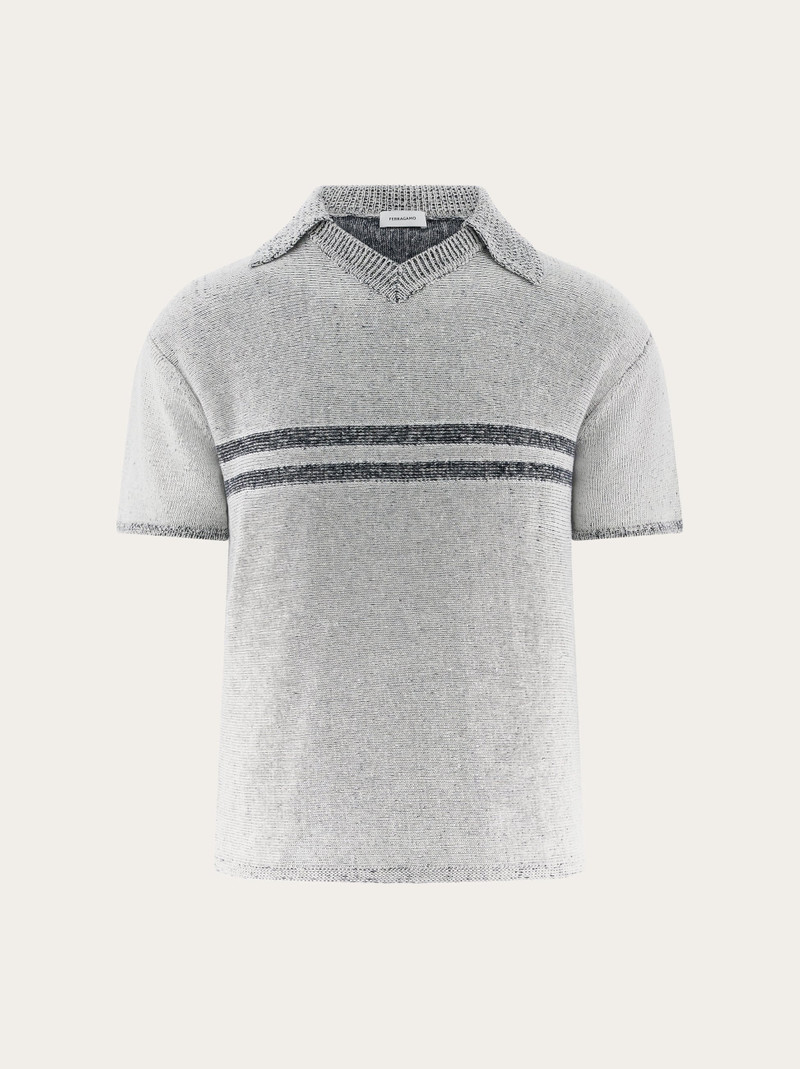 Short sleeved linen t-shirt 1