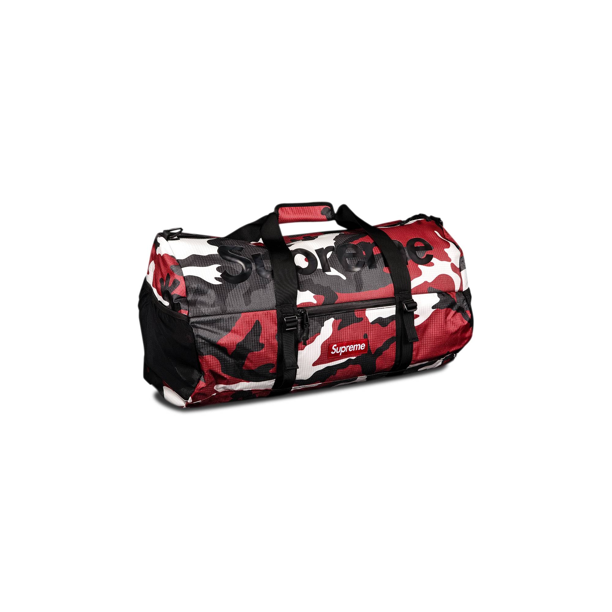 Supreme Duffle Bag 'Red Camo' - 1