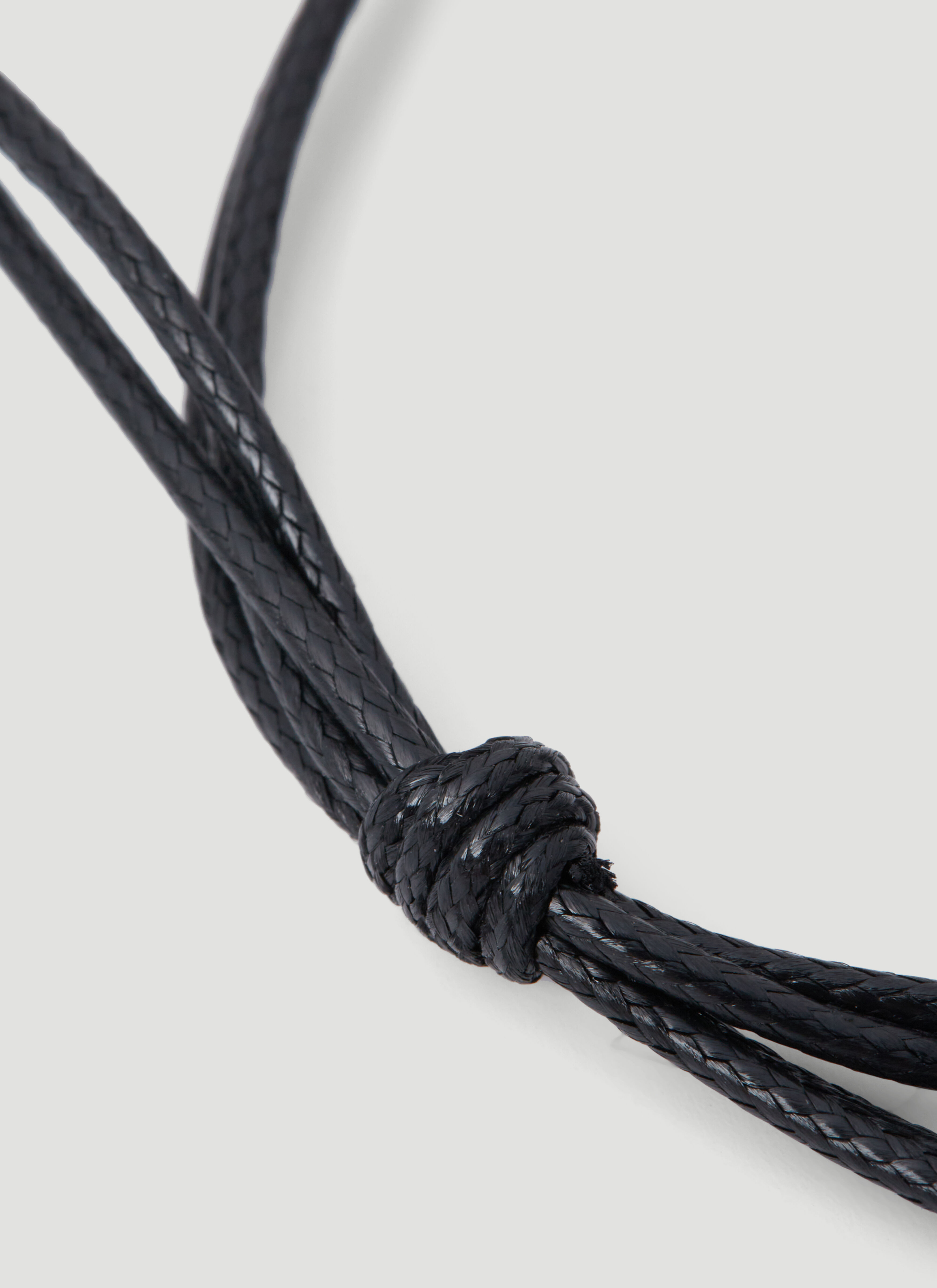 Monogram Plaque Cord Bracelet - 4