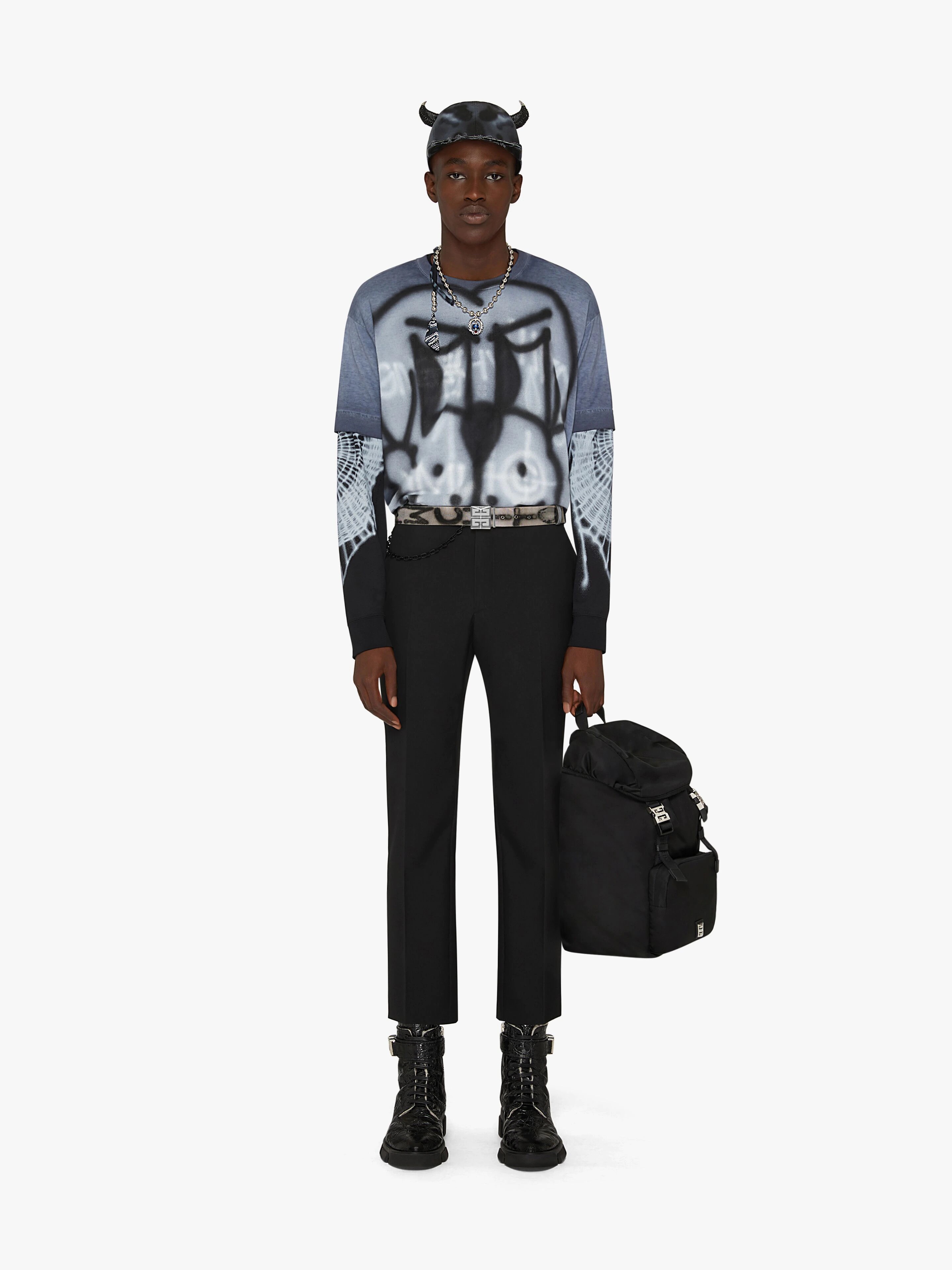 PANTS IN WOOL WITH CHAIN - 2