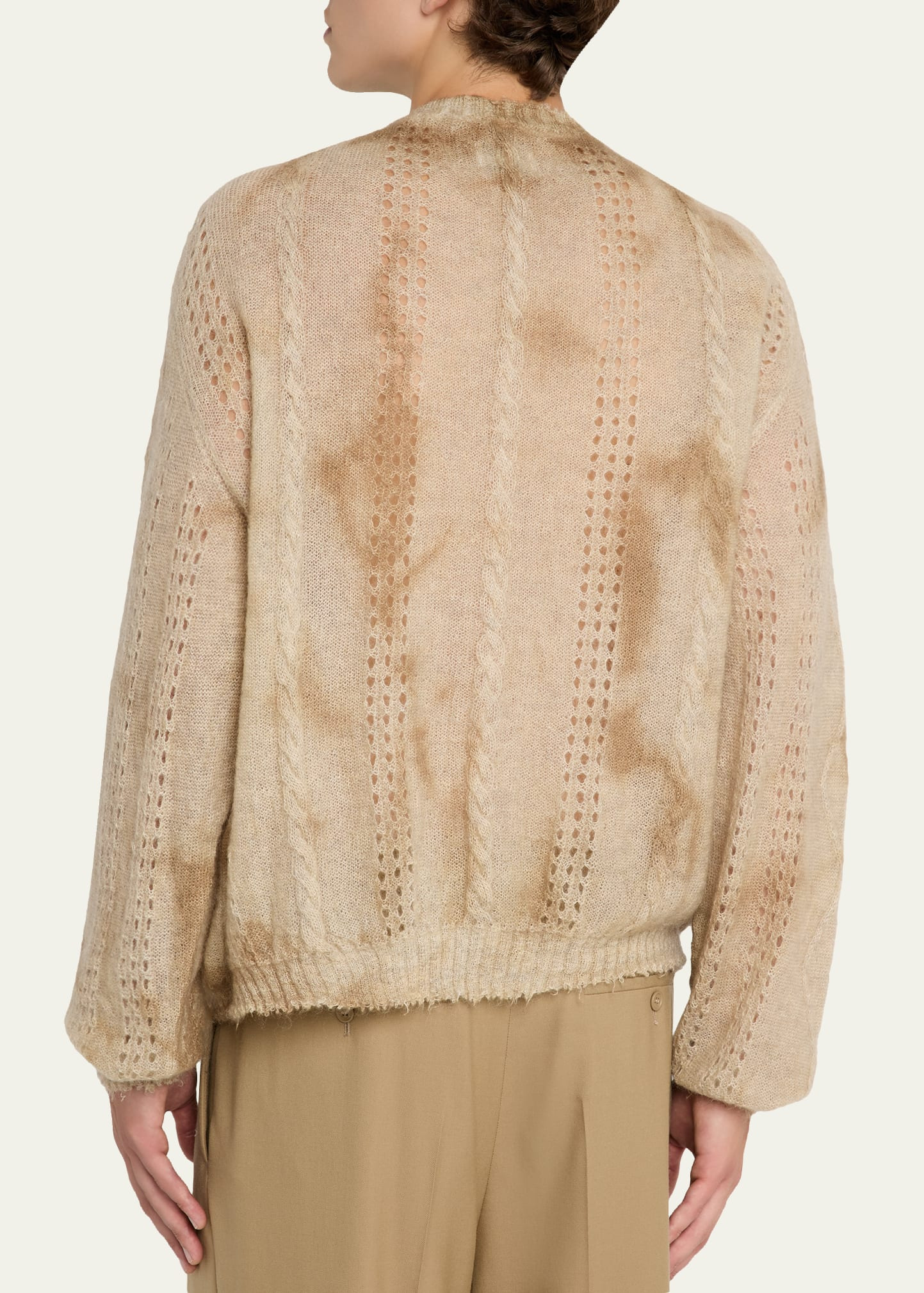 Men's Dusty Cardigan with Swarovski Accents - 3