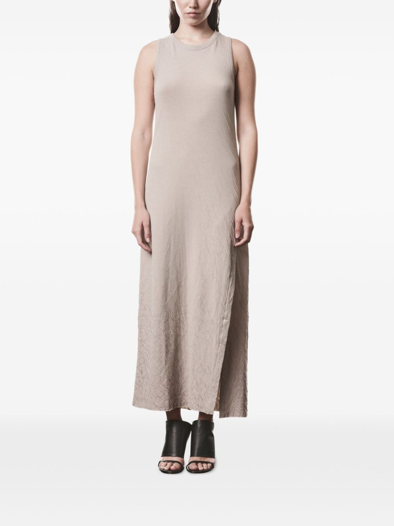 side-slit textured midi dress 1
