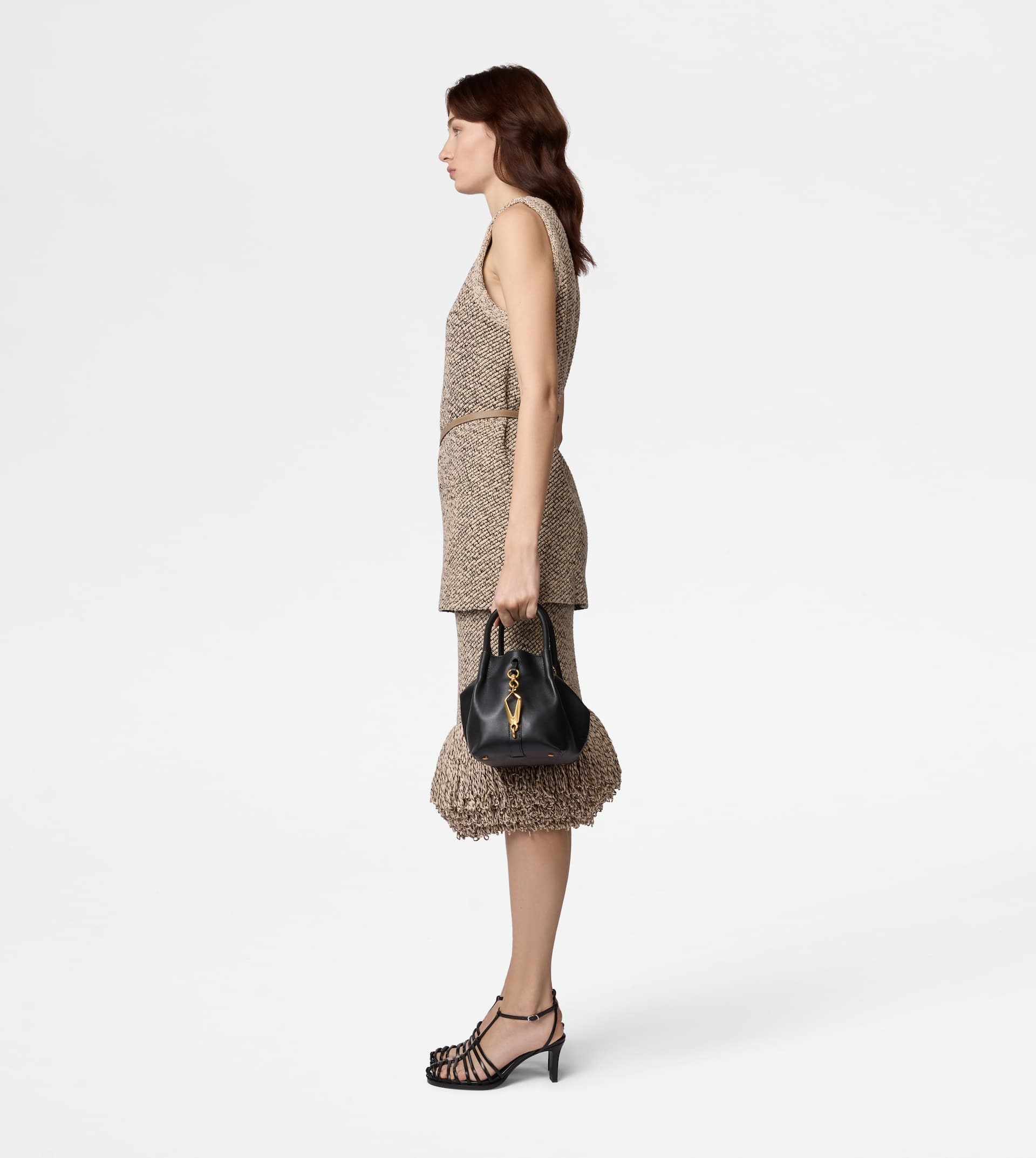 SATCHEL IN LEATHER MINI - BLACK - 9