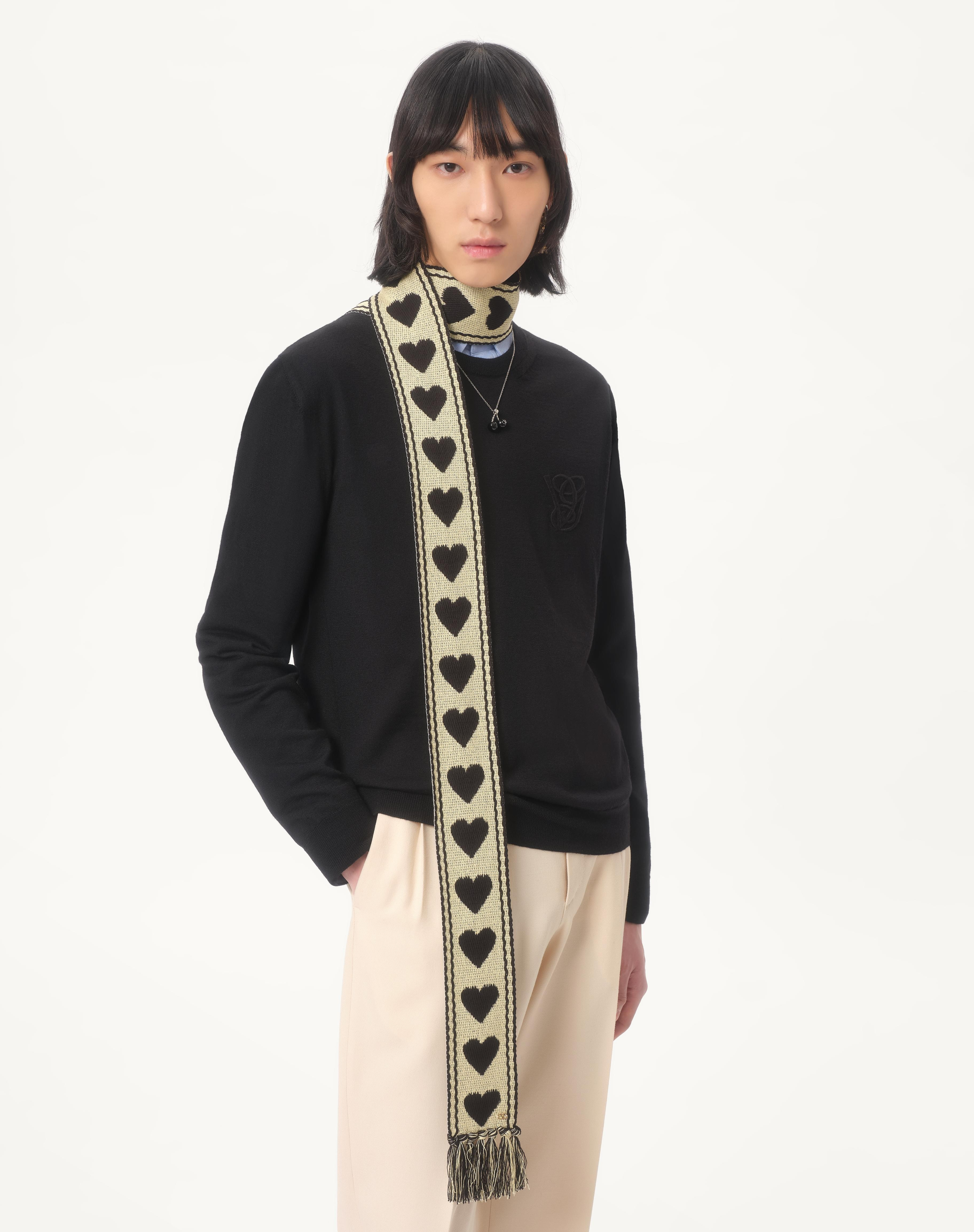 ANTIBES COTTON SCARF WITH FRINGE - 2