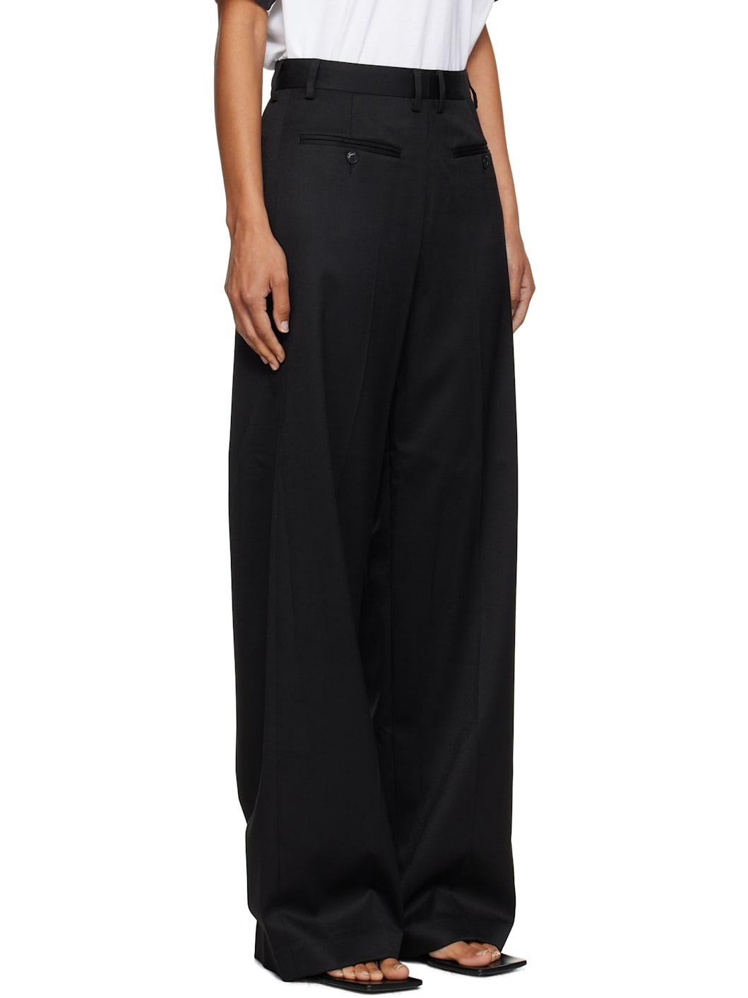 Black Tailored Trousers - 2