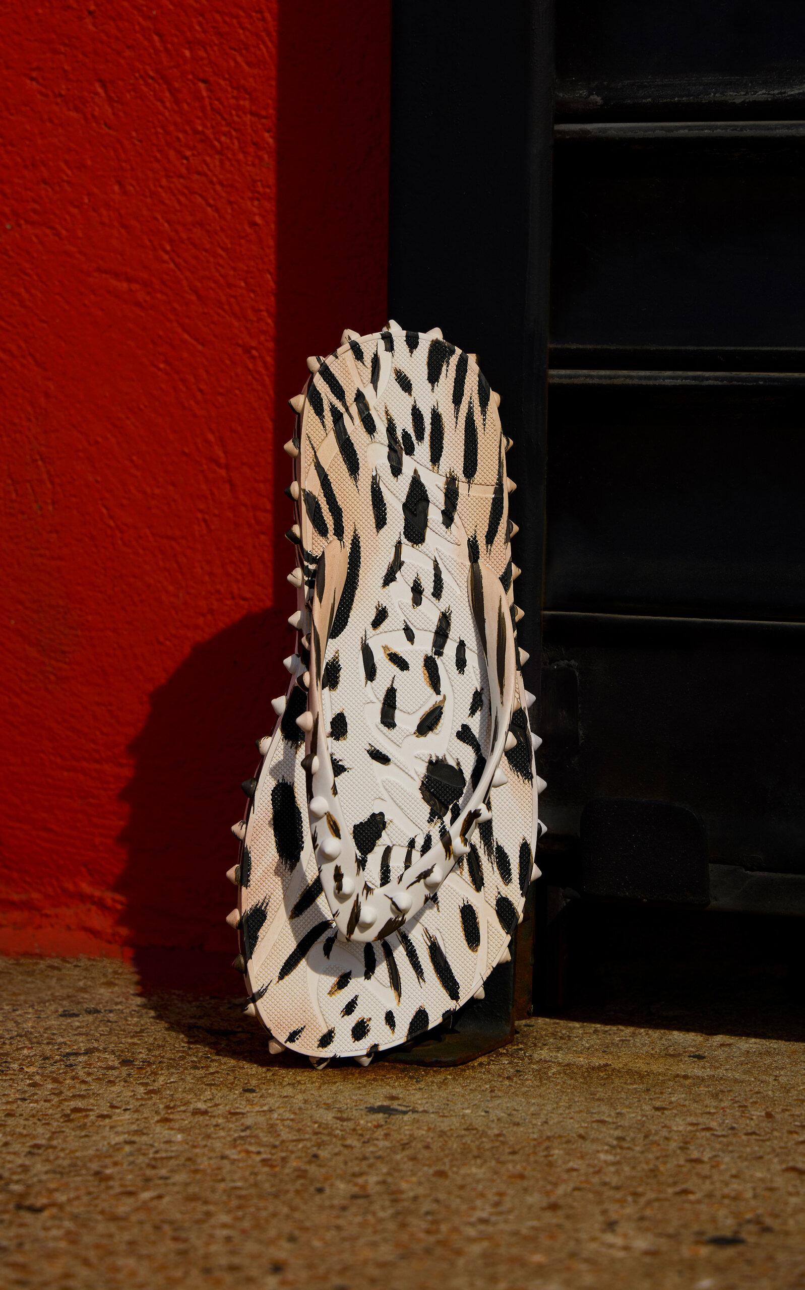 Super Loubi Studded Rubber Flip Flop Sandals multi - 2