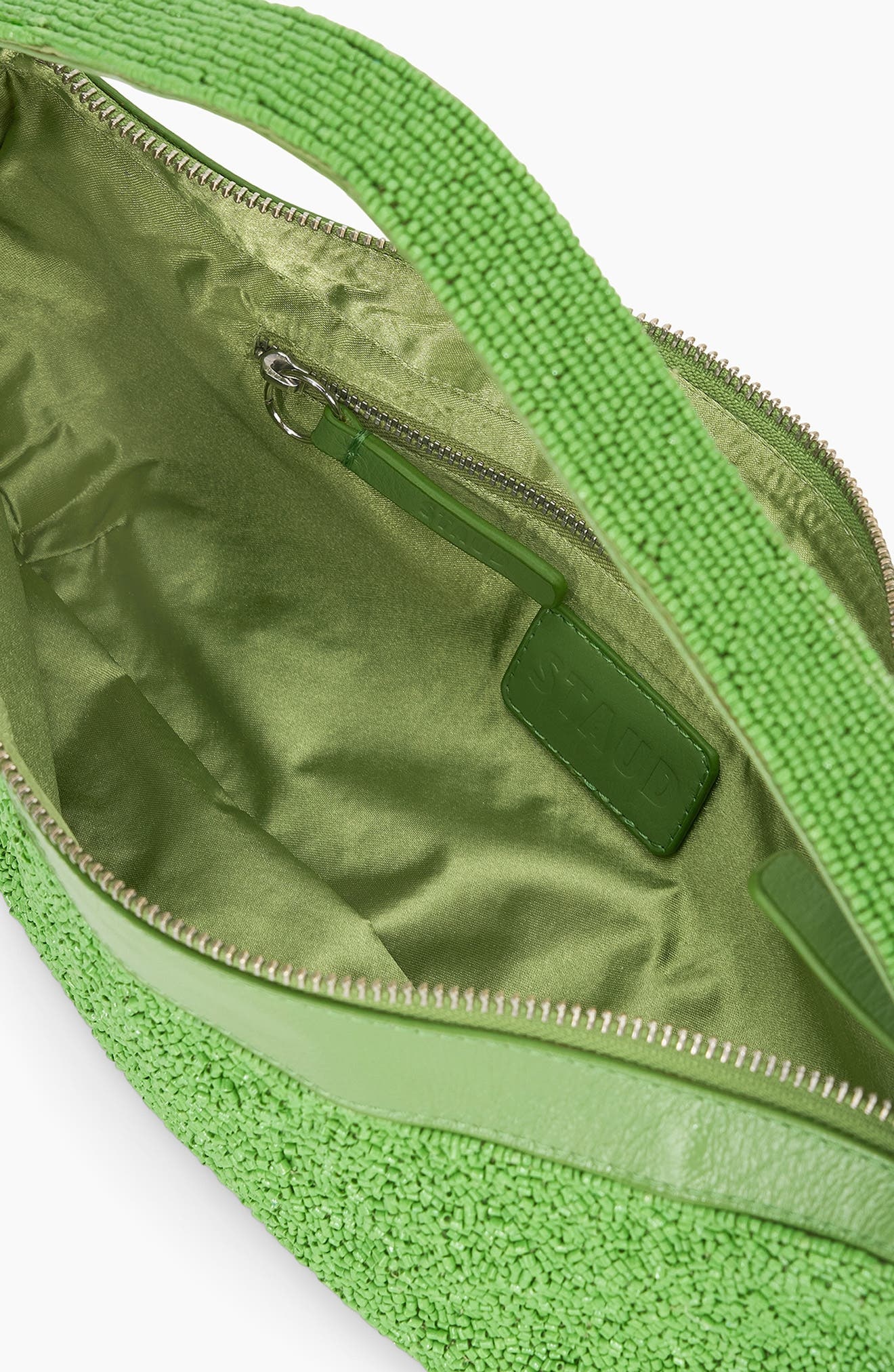 STAUD Demy Convertible Leather Shoulder Bag in Meadow at Nordstrom - 4