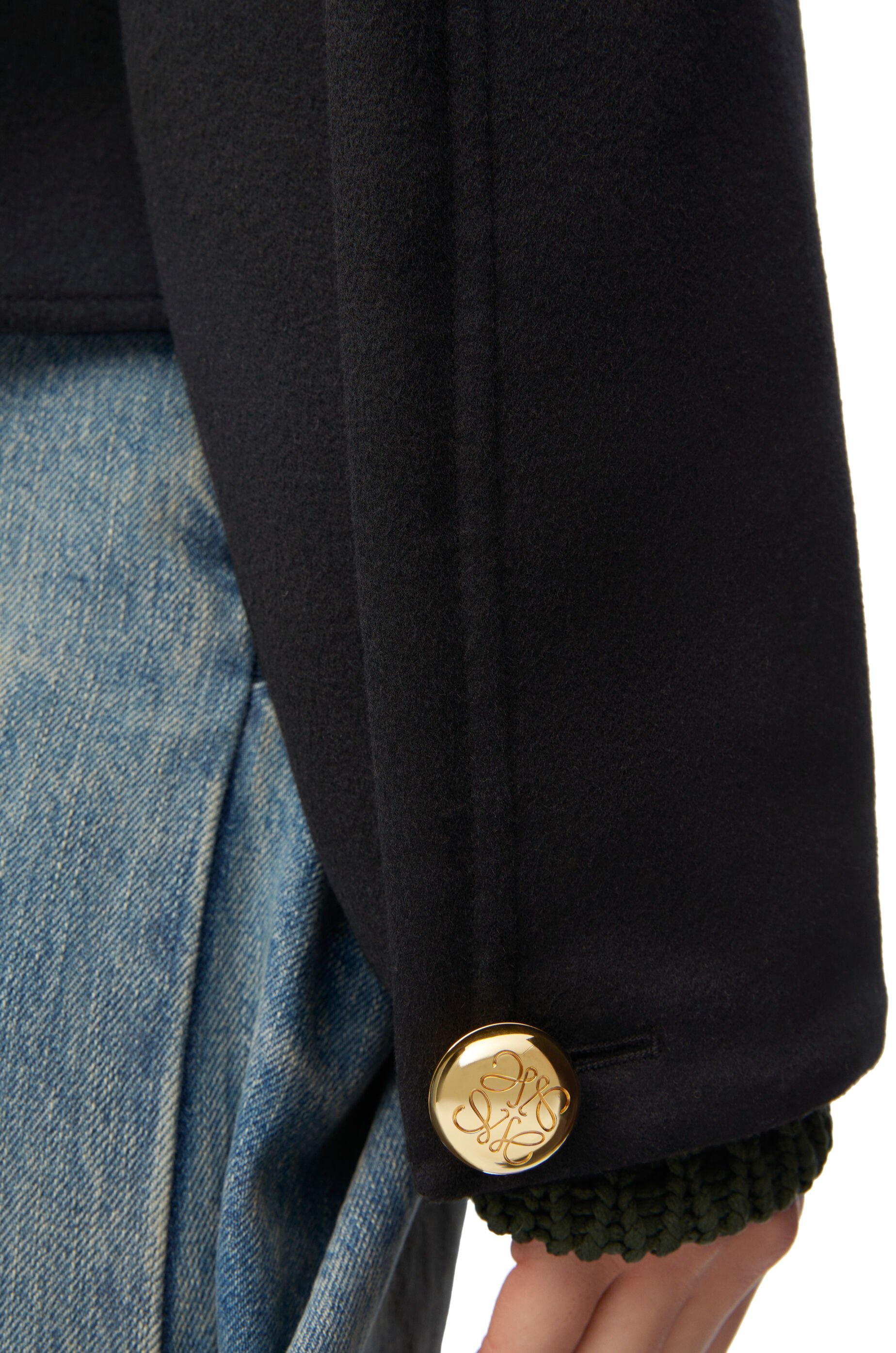 Pebble jacket in wool and cashmere - 5