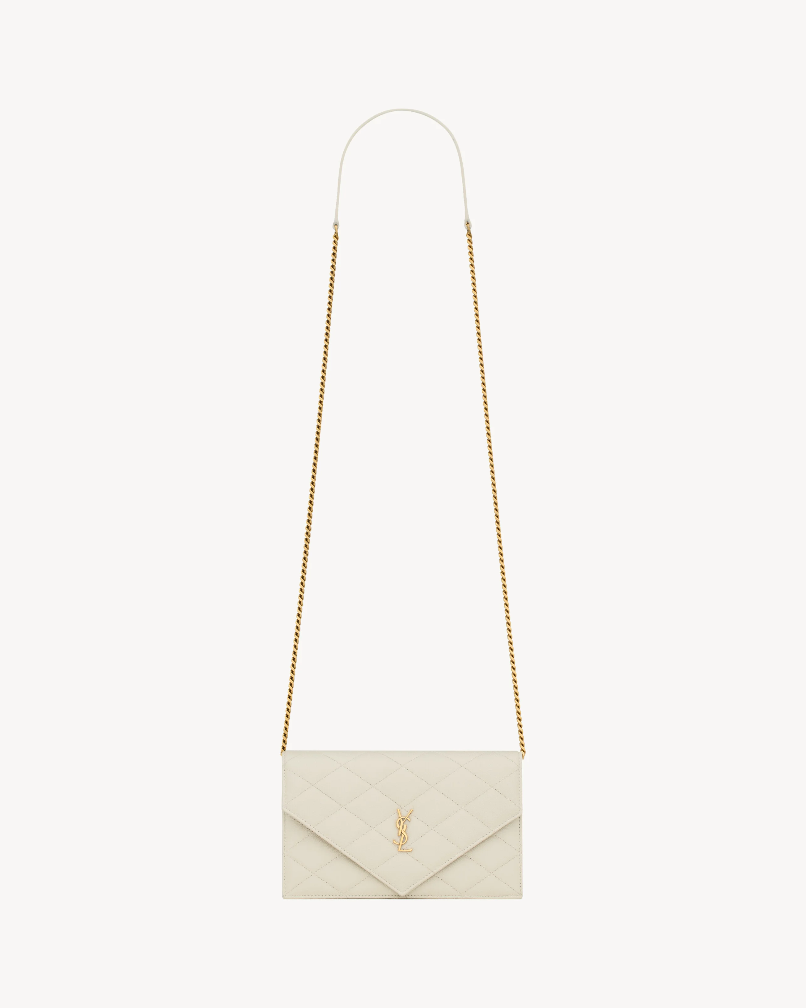 PARIS CHAIN WALLET IN GRAIN DE POUDRE LEATHER - 1