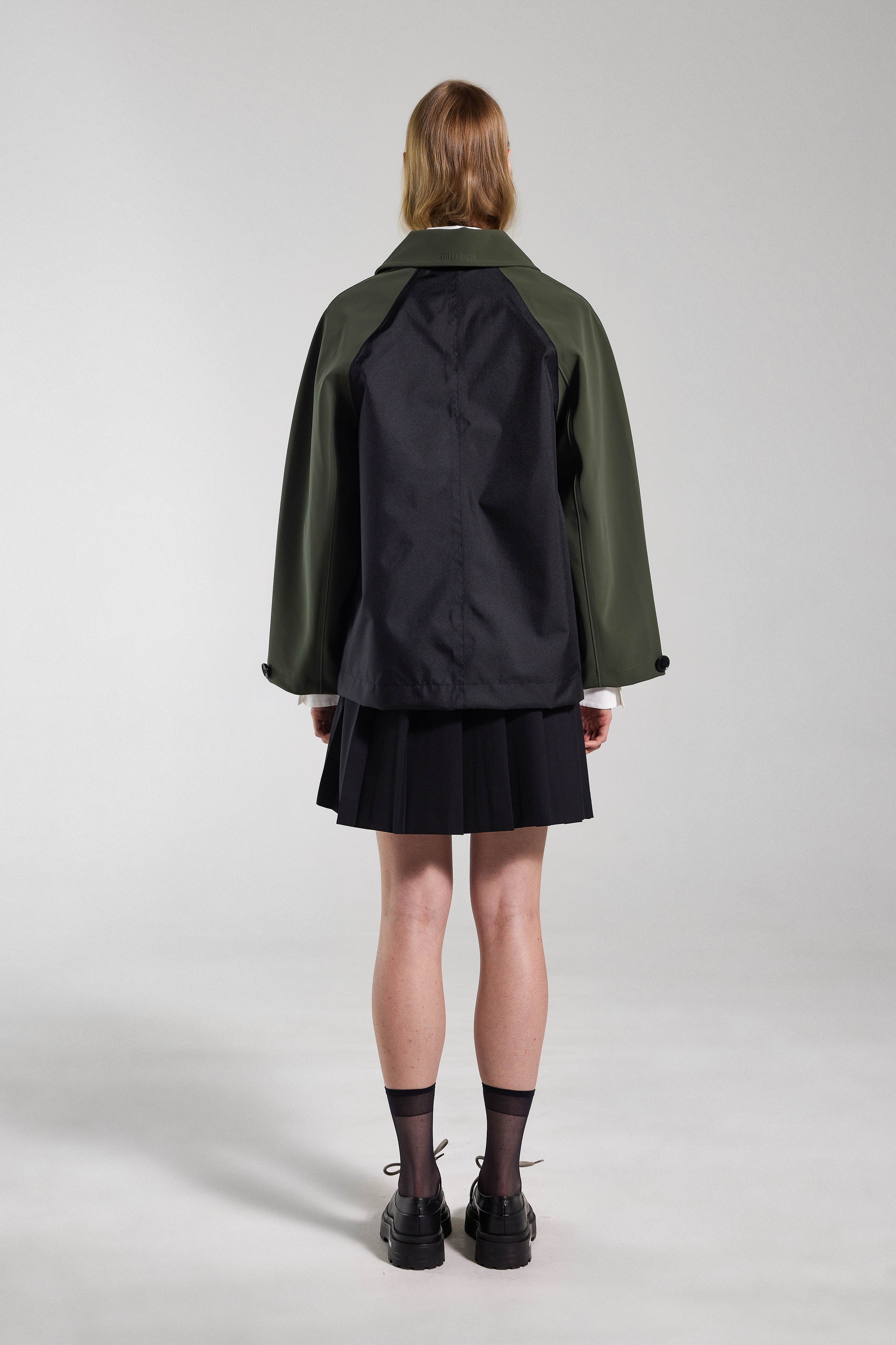 Bandhagen Patch Raincoat Black - 4