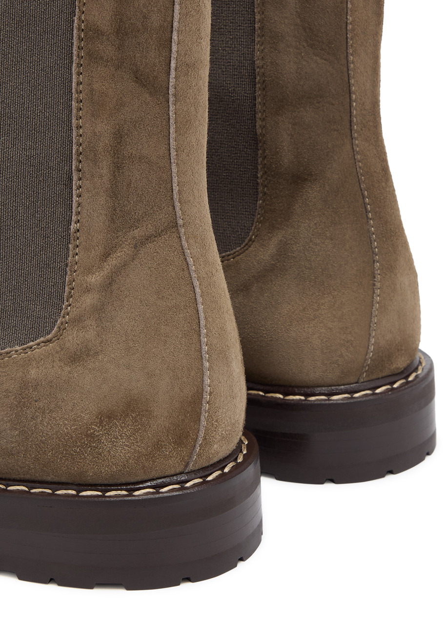 Legres Suede Chelsea Ankle Boots - 3
