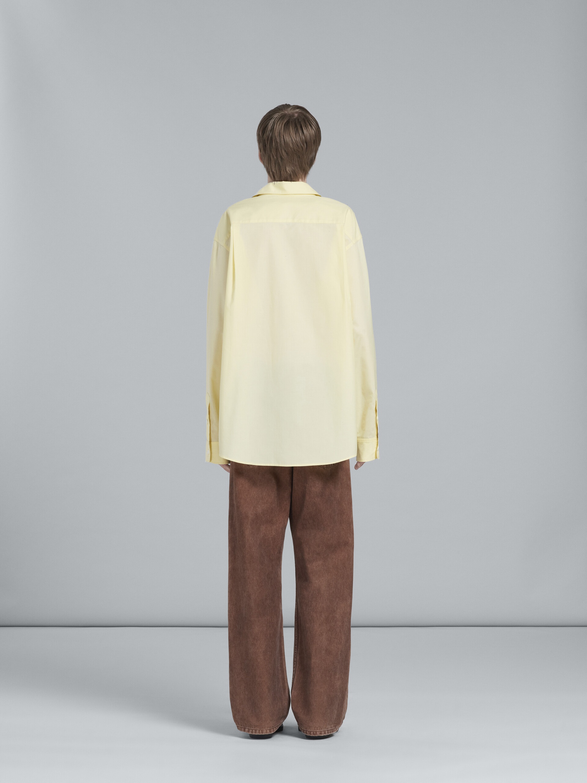 BROWN DENIM PANTS - 3