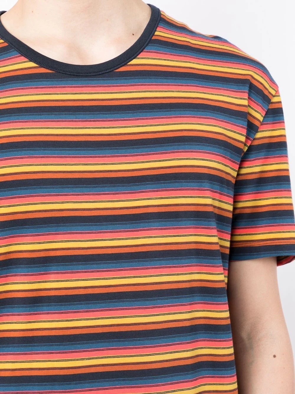 stripe-print jersey-knit T-Shirt - 5