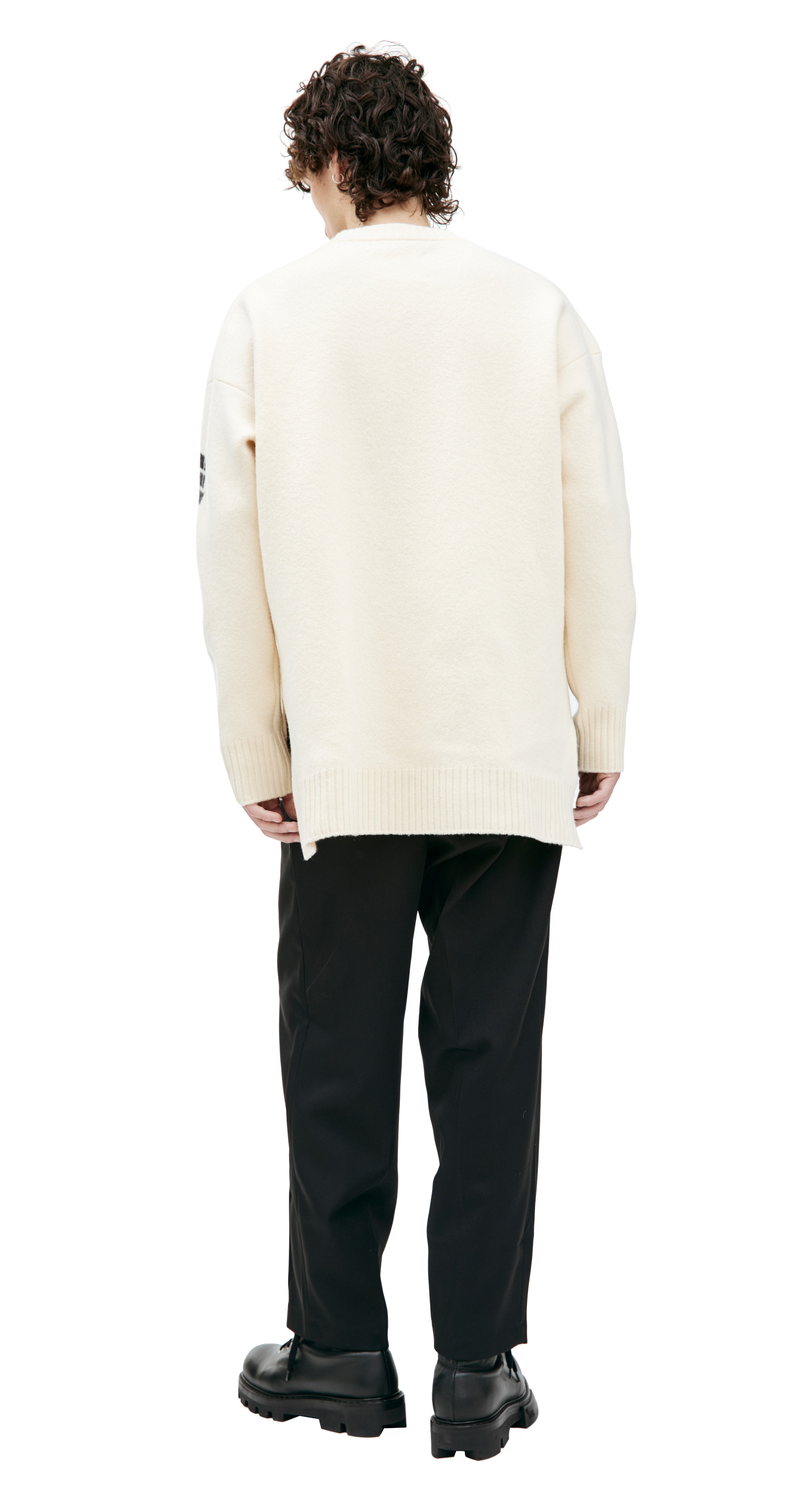 PRINTED WOOL SWEATER - 3