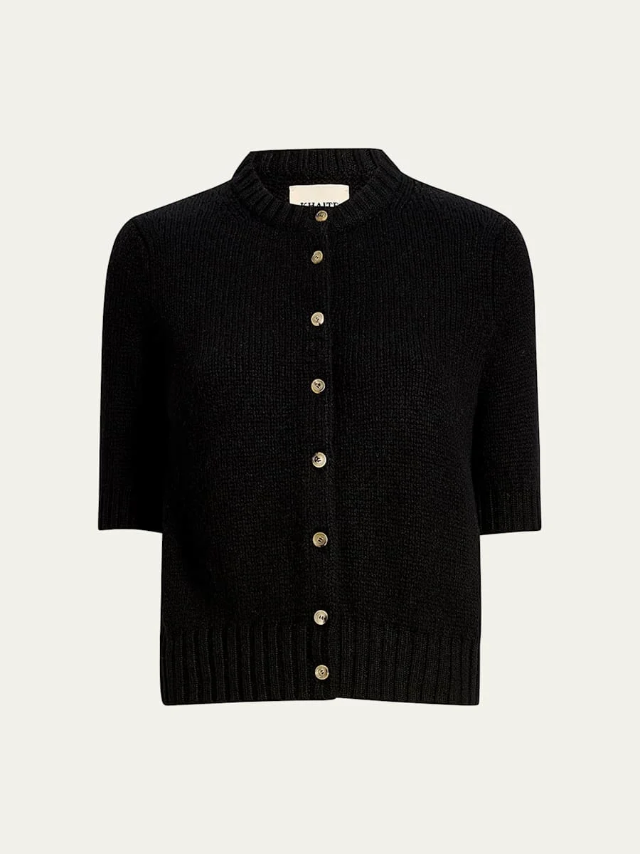 Nora Cashmere Knit Cardigan - 1