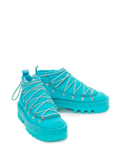 JW Anderson padded lace-up boots outlook