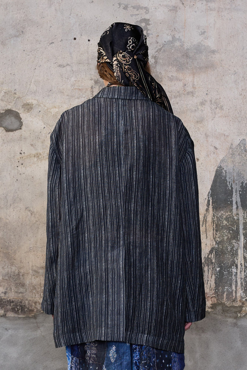 ELONGATED OVERSIZED RAGGED BLAZER 4