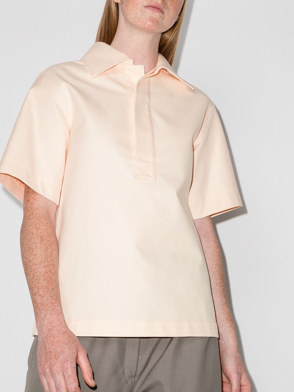short-sleeve cotton polo shirt - 2