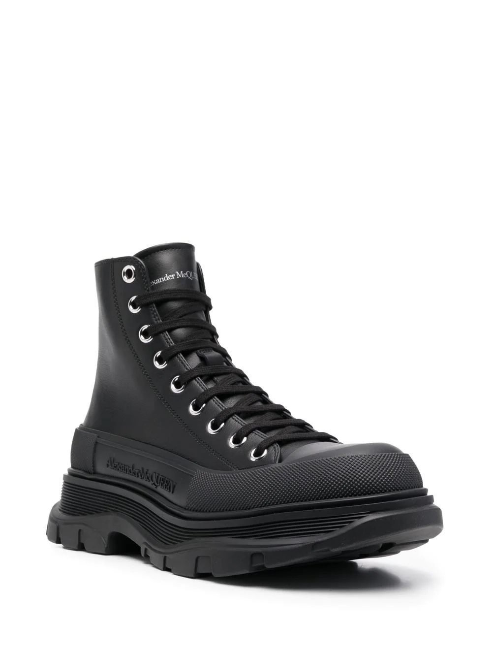 ankle lace-up design boots - 2