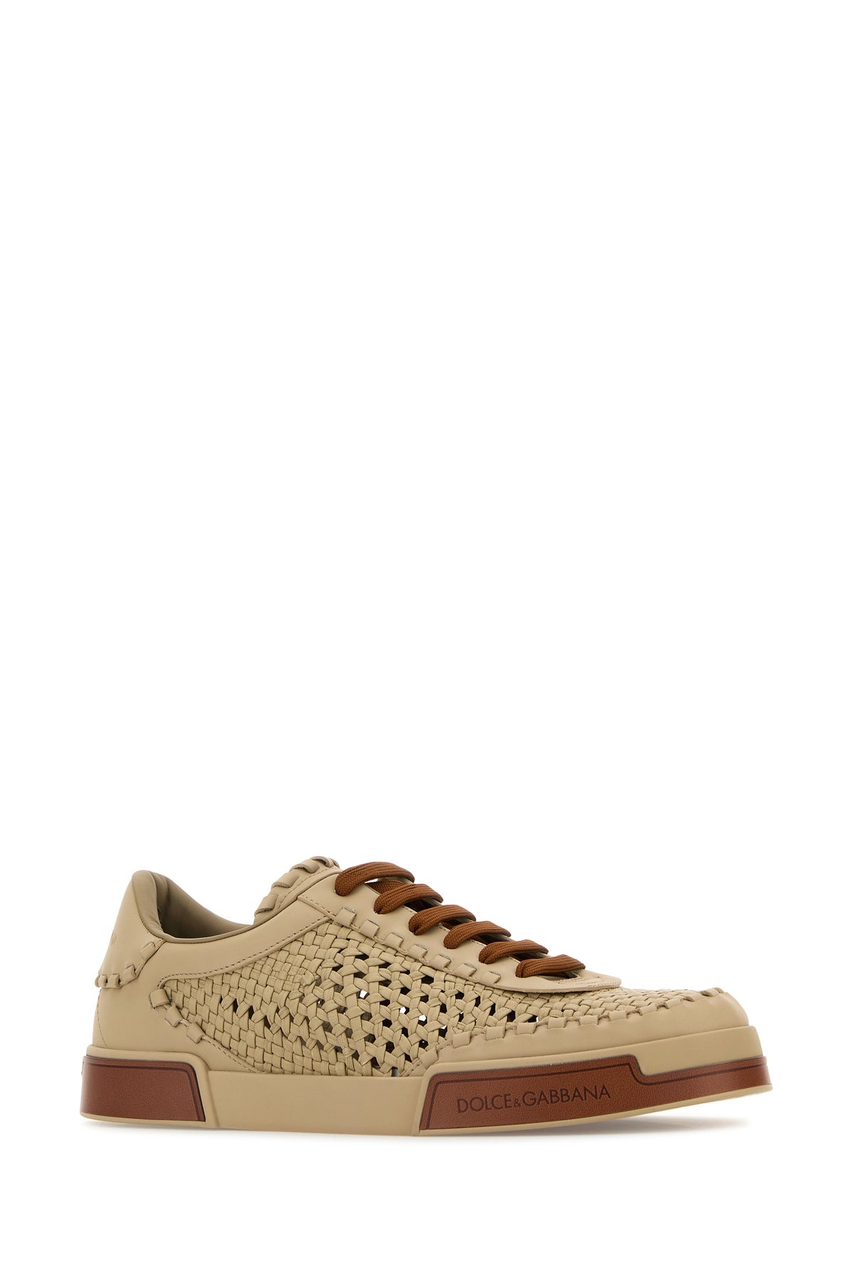 Cappuccino leather Portofino sneakers - 2
