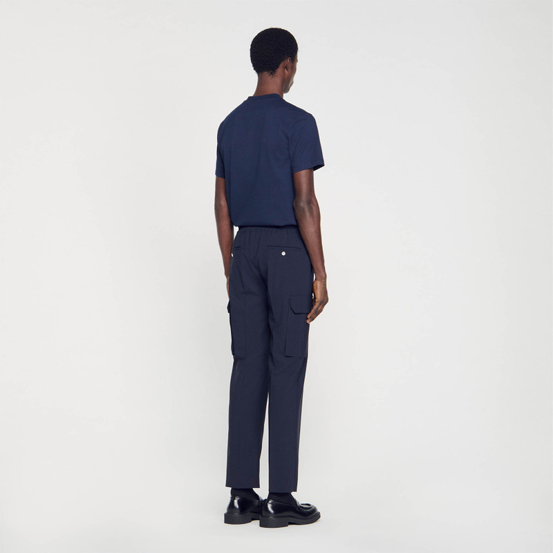 Elasticated cargo trousers 6
