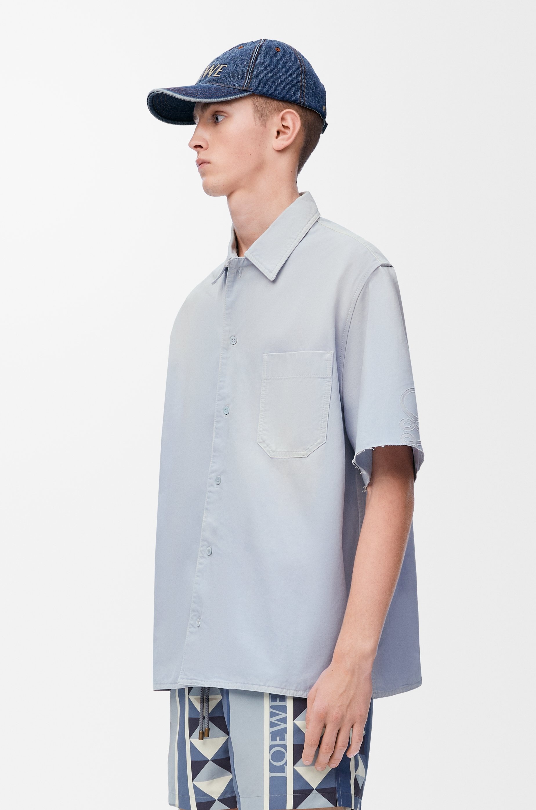 Anagram short sleeve shirt in cotton - 3